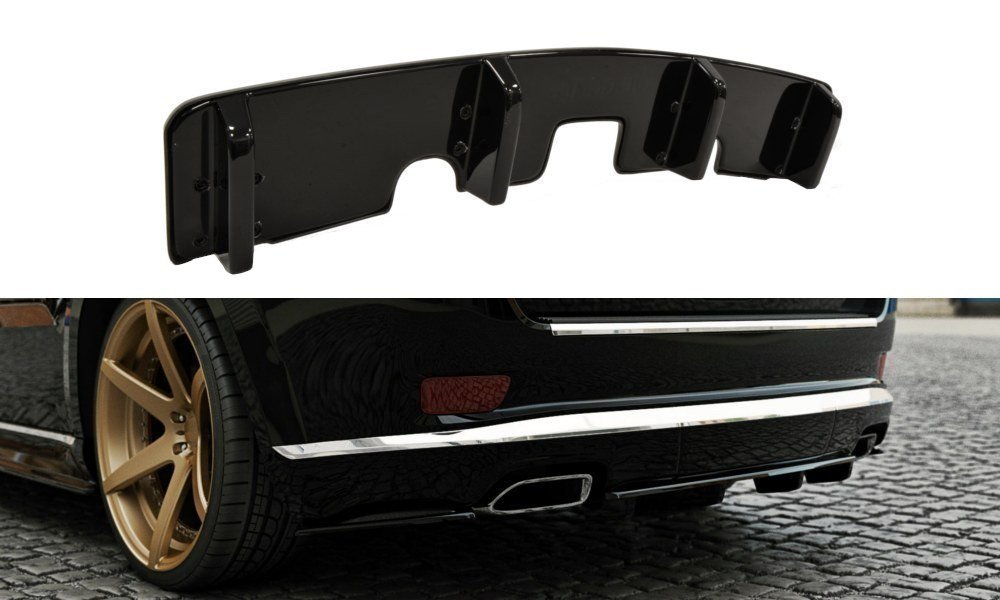 Heckansatz Jeep Grand Cherokee WK2 Summit Facelift DTM LOOK schwarz Hochglanz