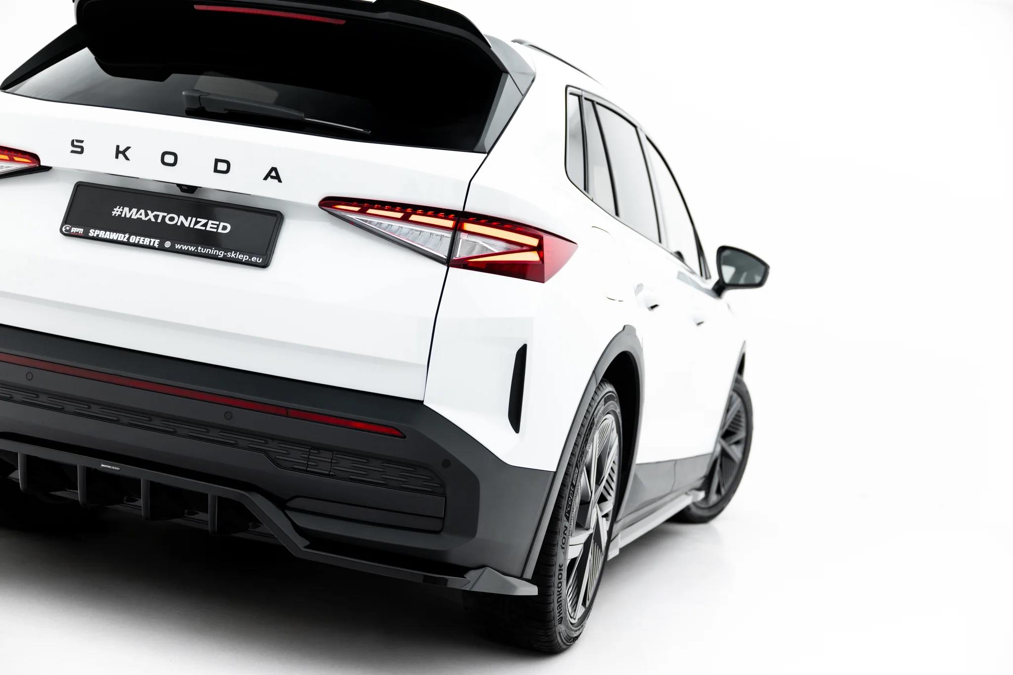 Street+ Mittlerer Diffusor RACE passend für Skoda Elroq RS Mk1 schwarz Hochglanz