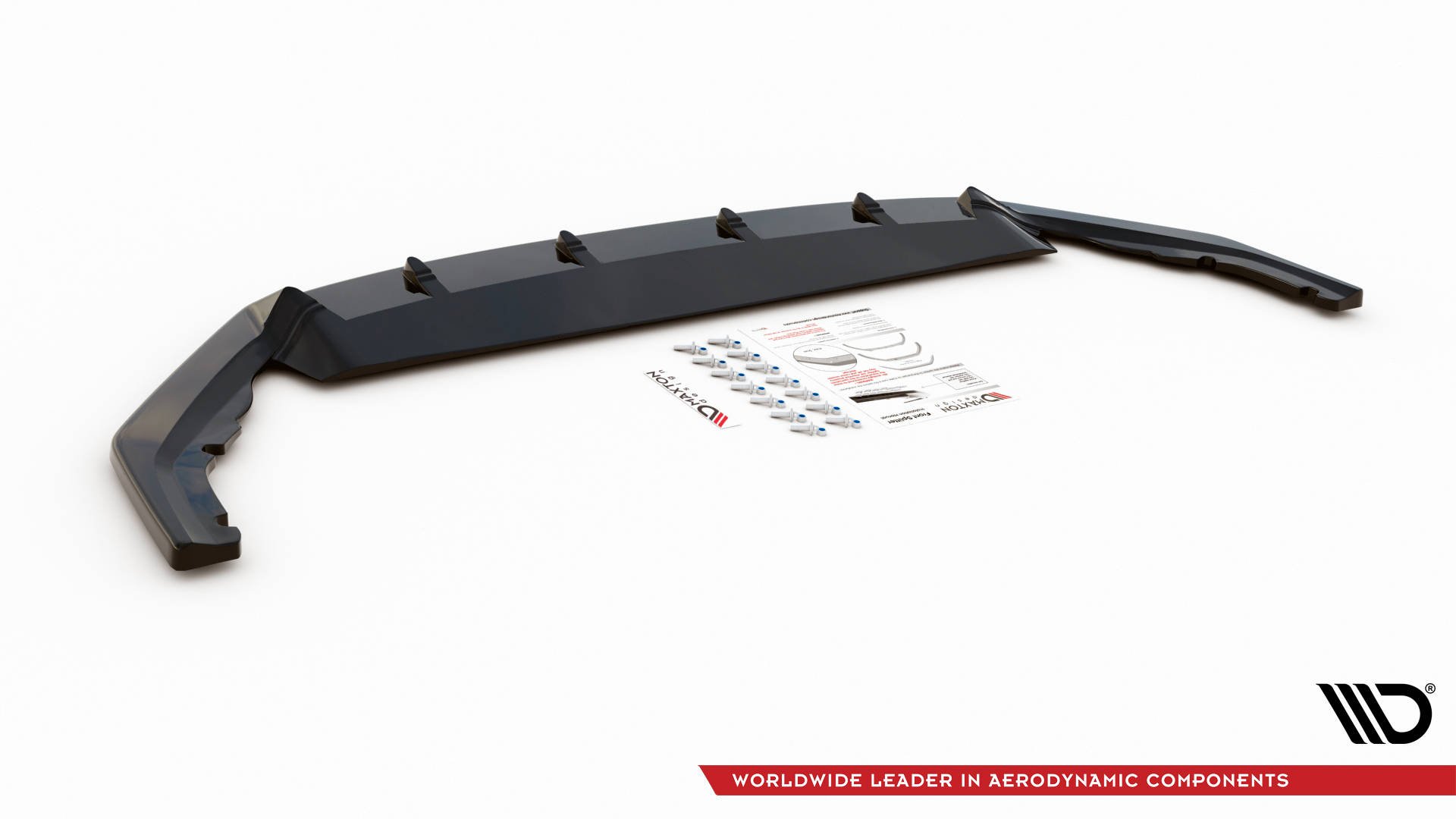 Street+ Spoilerlippe Front Ansatz V.1 passend für Skoda Octavia RS Mk4 schwarz Hochglanz