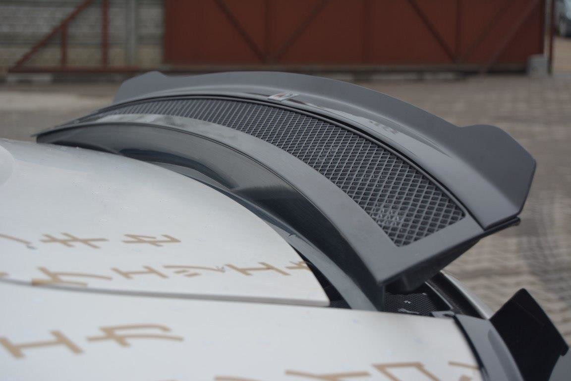 Heck Spoiler Aufsatz Abrisskante passend für Audi R8 Mk.1 schwarz matt