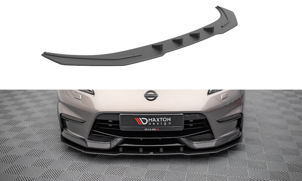 Street Pro Spoilerlippe Front Ansatz passend für Nissan 370Z Nismo FL rot