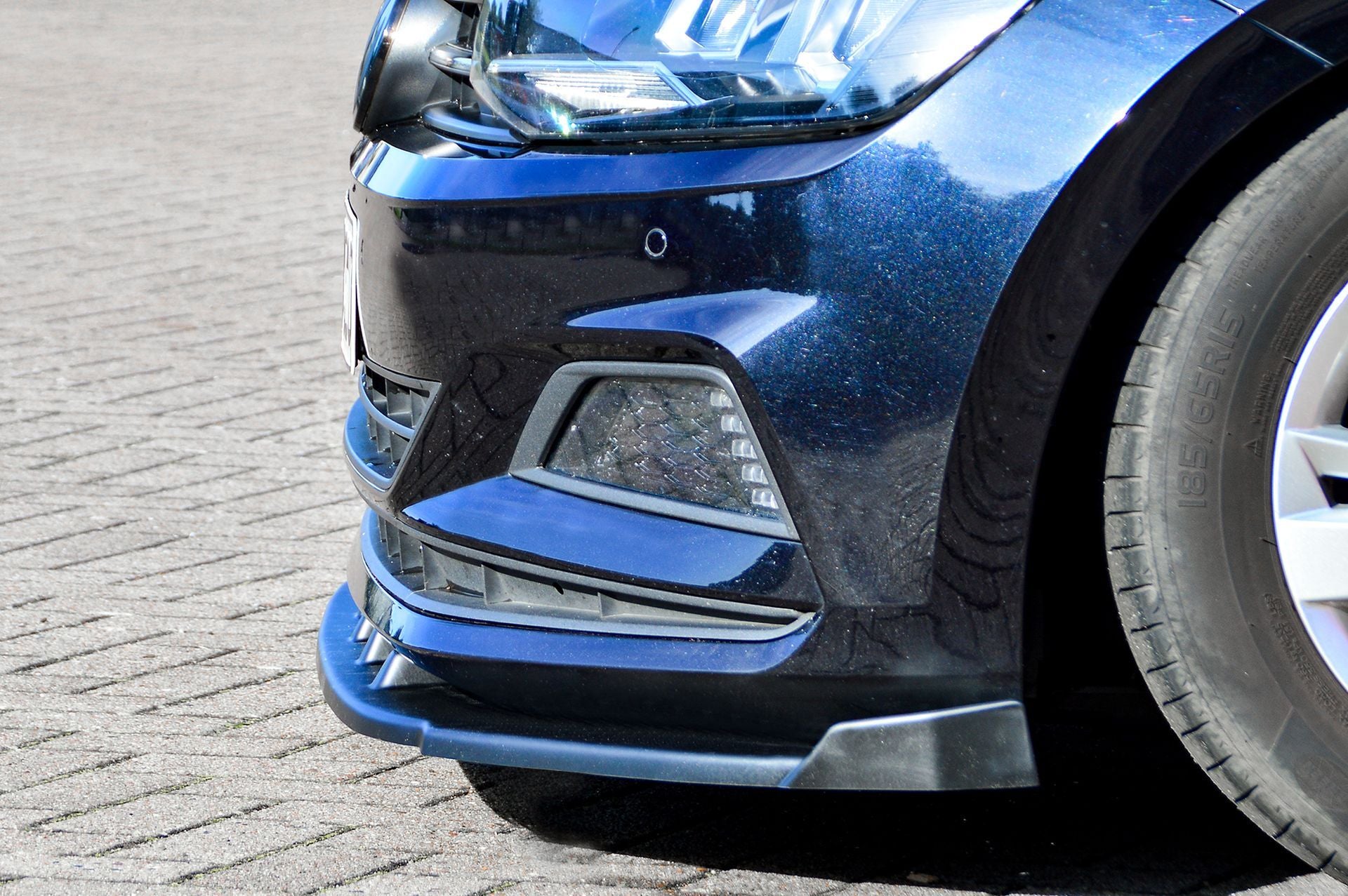 Spoilerschwert Cuplippe V2 mit Wings für VW Polo 6 2G Carbon Optik