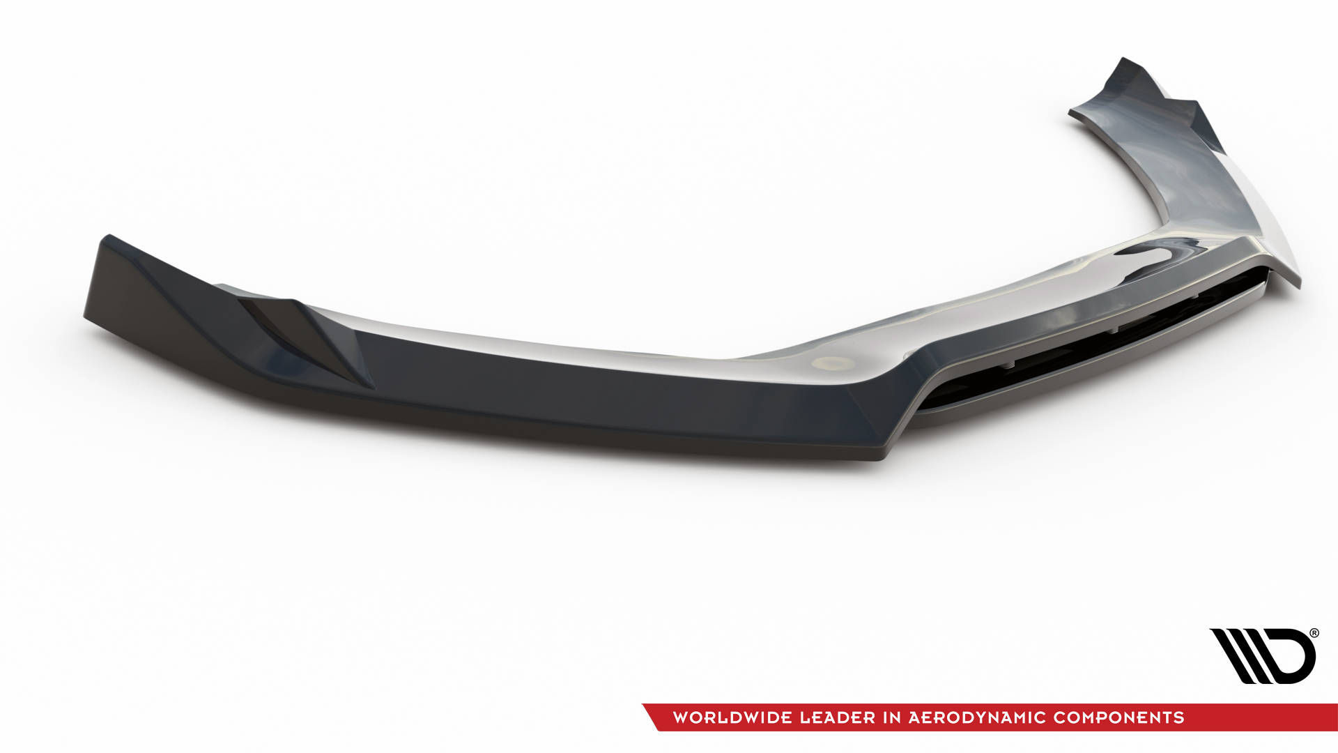 Street+ Spoilerlippe Front Ansatz V.2 passend für Audi A5 Coupe / Sportback 8T FL schwarz Hochglanz