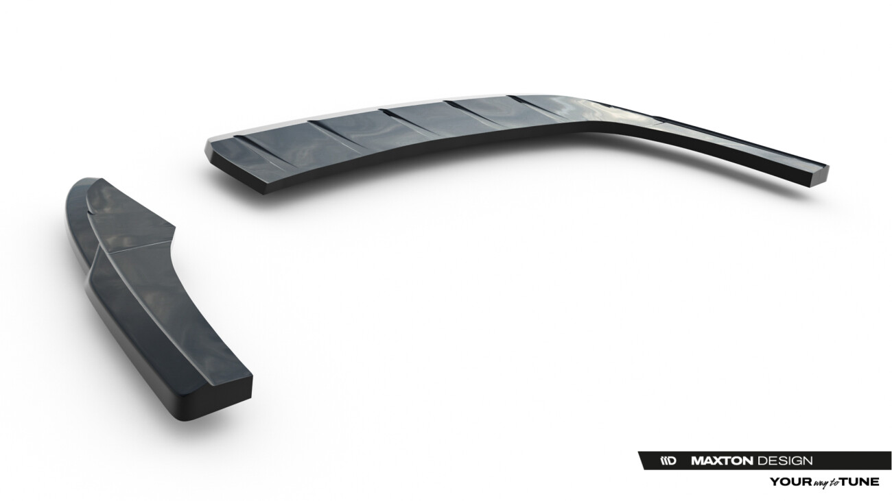Diffusor Flaps V.2 passend für Hyundai I30 N-Line Wagon Mk3 Facelift schwarz Hochglanz