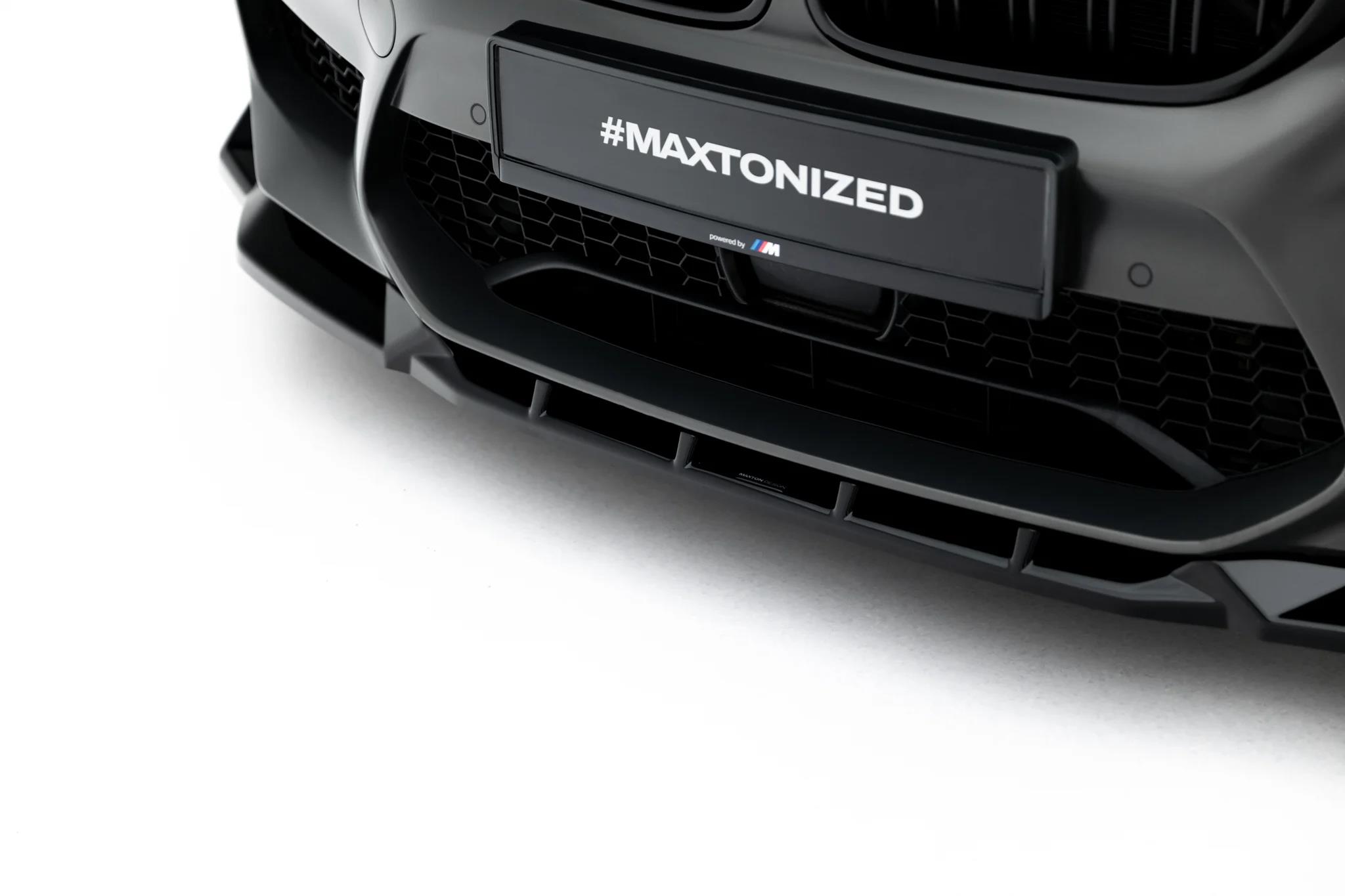 Frontlippe V.3 passend für BMW M5 F90 schwarz Hochglanz