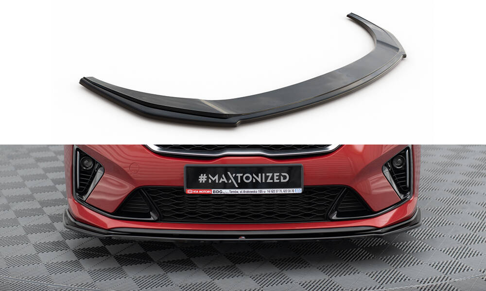 Front Ansatz V.1 für Kia Ceed GT / GT-Line Mk3 / Proceed Mk1 schwarz Hochglanz