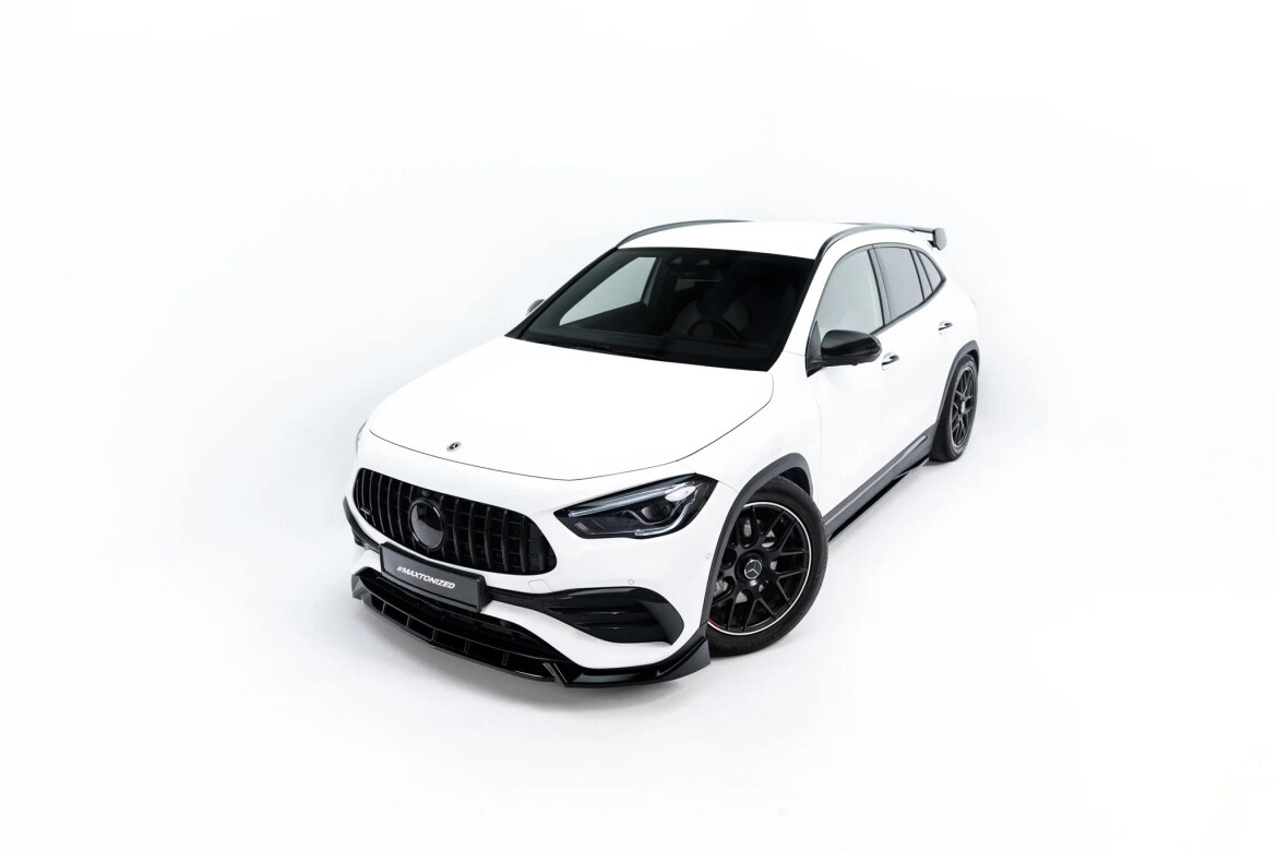 Frontlippe passend für Mercedes-AMG GLA 35 H247 schwarz Hochglanz