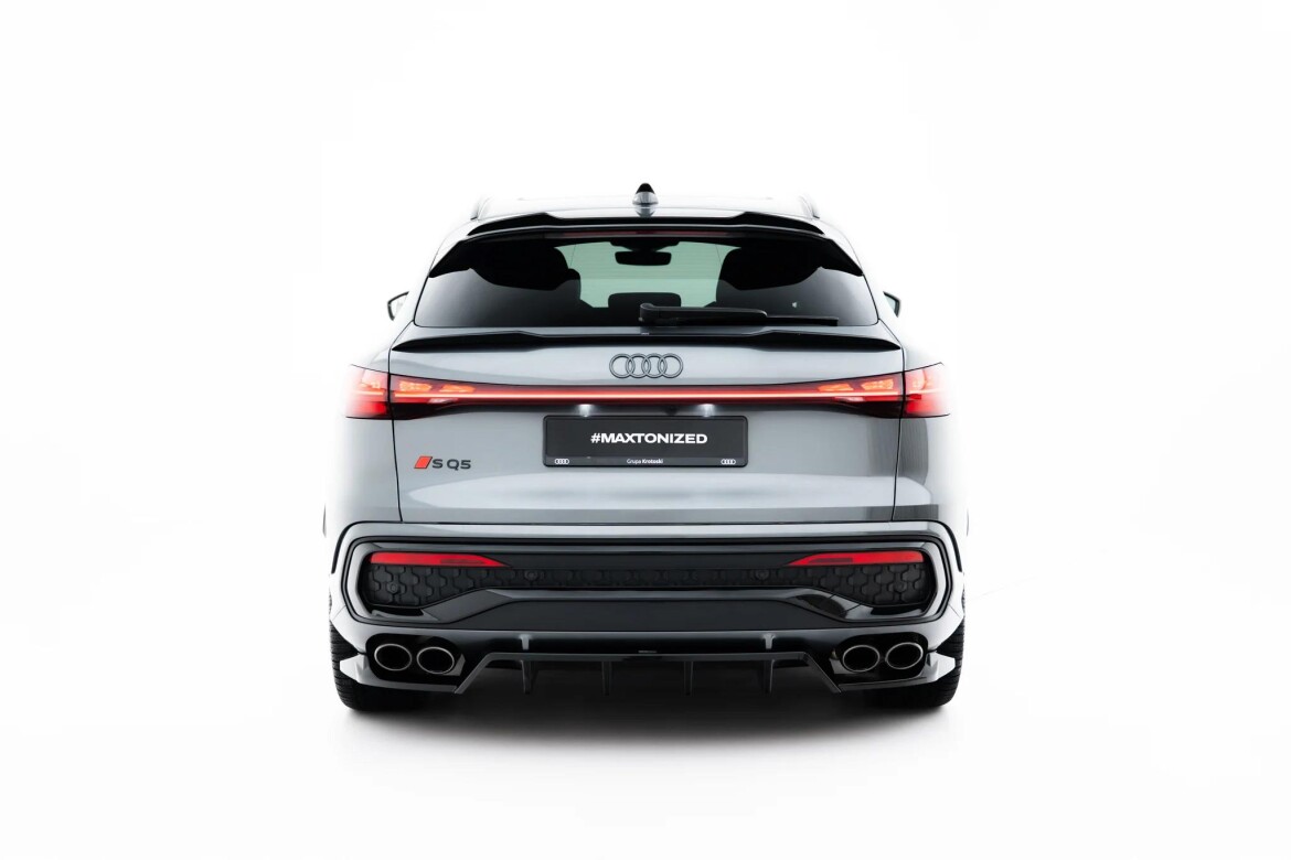 Diffusor RACE passend für Audi SQ5 Sportback / SUV Mk3 schwarz Hochglanz