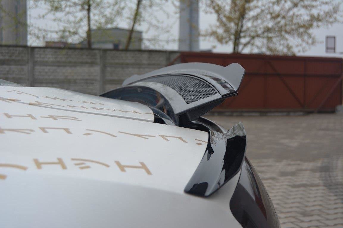 Heck Spoiler Aufsatz Abrisskante passend für Audi R8 Mk.1 schwarz matt