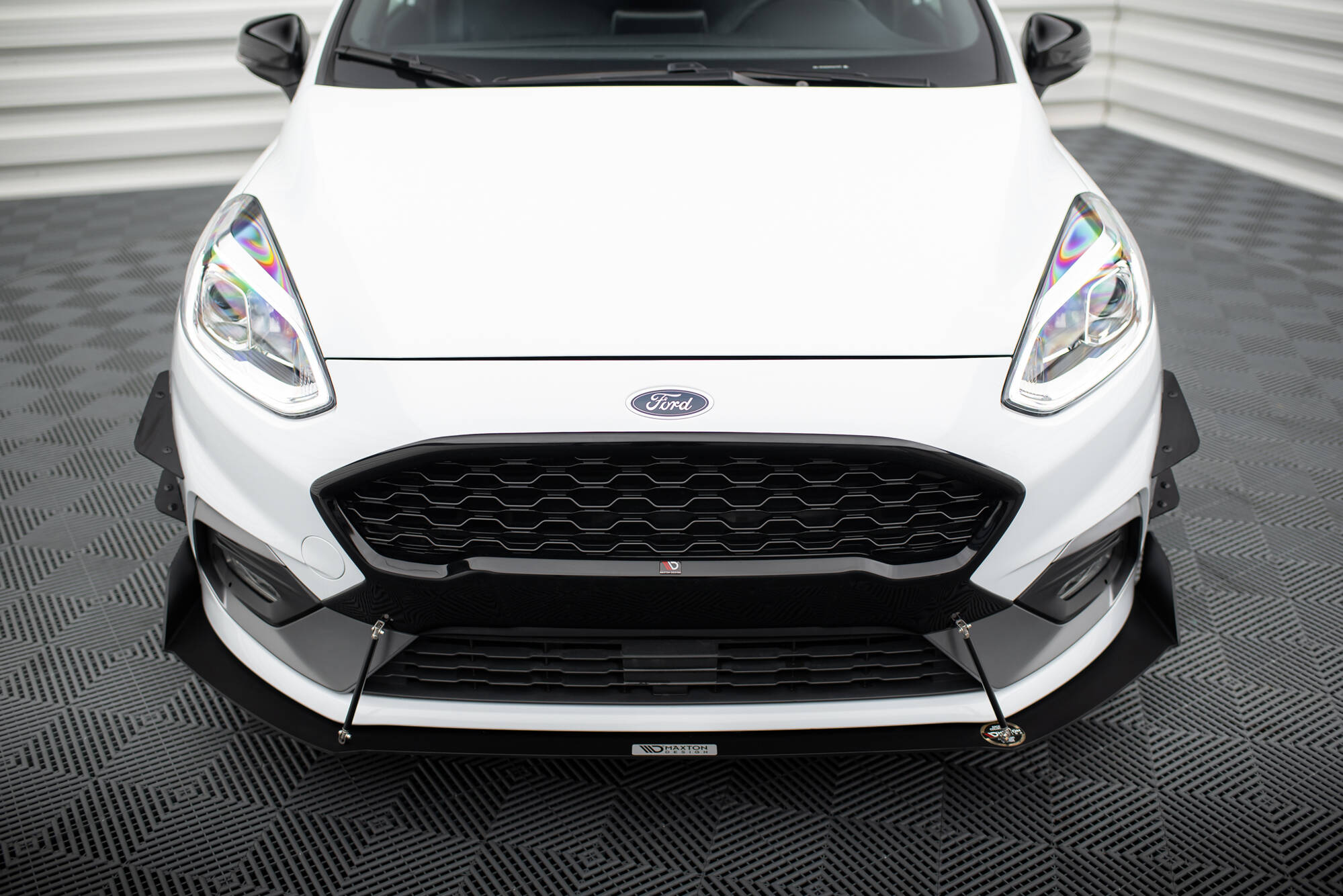 Stoßstangen Flaps Wings vorne Canards für Ford Fiesta Mk8 ST/ ST-Line