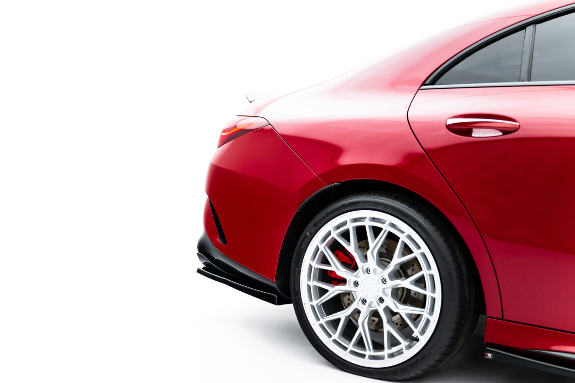 Diffusor Flaps passend für Mercedes-AMG CLA 45 Aero C118 Facelift schwarz Hochglanz