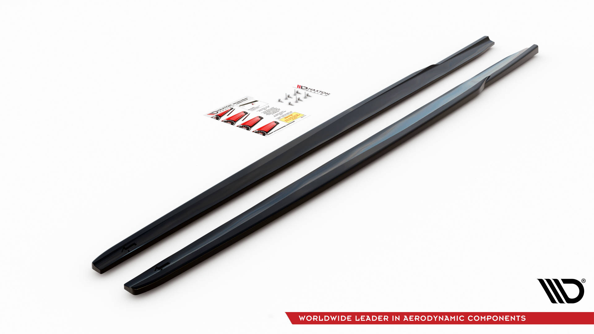 Street+ Seitenschweller Leisten V.1 passend für BMW 2 Gran Coupe M-Paket / M235i F44 schwarz Hochglanz