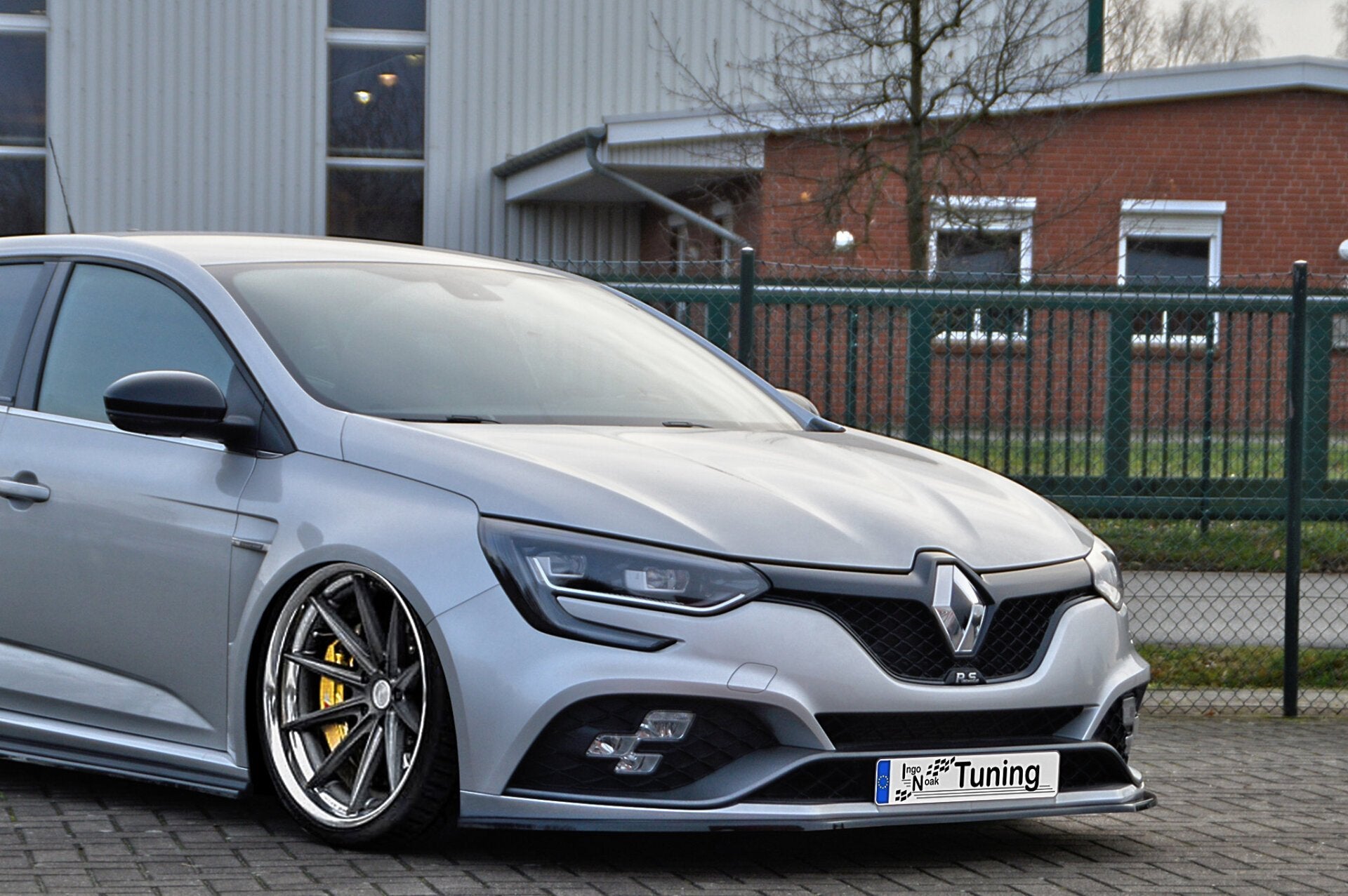 Cup Frontspoilerlippe für Renault Megane 4 RS Facelift Schwarz Matt
