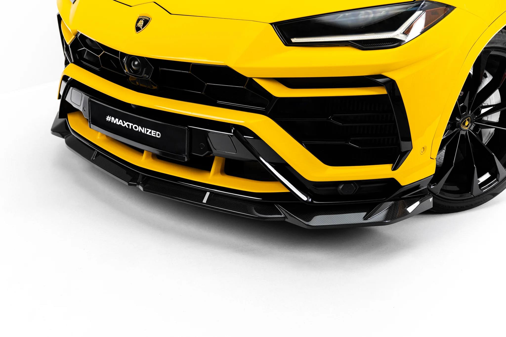 Prepreg Carbon Fiber Street+ Spoilerlippe Front Ansatz passend für Lamborghini Urus Mk 1