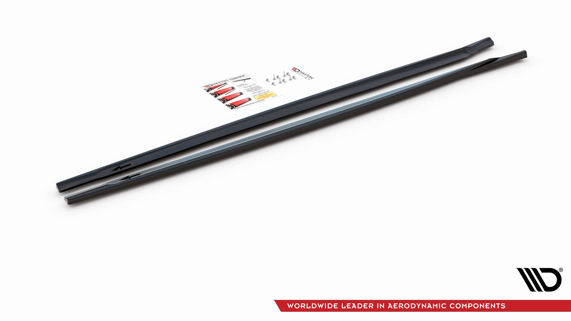 Street+ Seitenschweller Leisten passend für Mini Countryman Mk2 F60 JCW schwarz matt