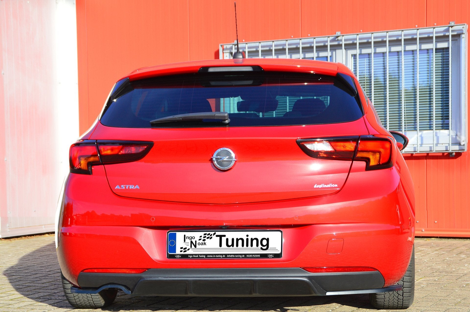 Heckdiffusor+ Seitenteilen aus ABS für Opel Astra K Facelift 5.Türer