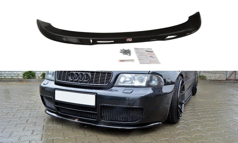 Street+ Spoilerlippe Front Ansatz passend für Audi S4 B5 schwarz Hochglanz