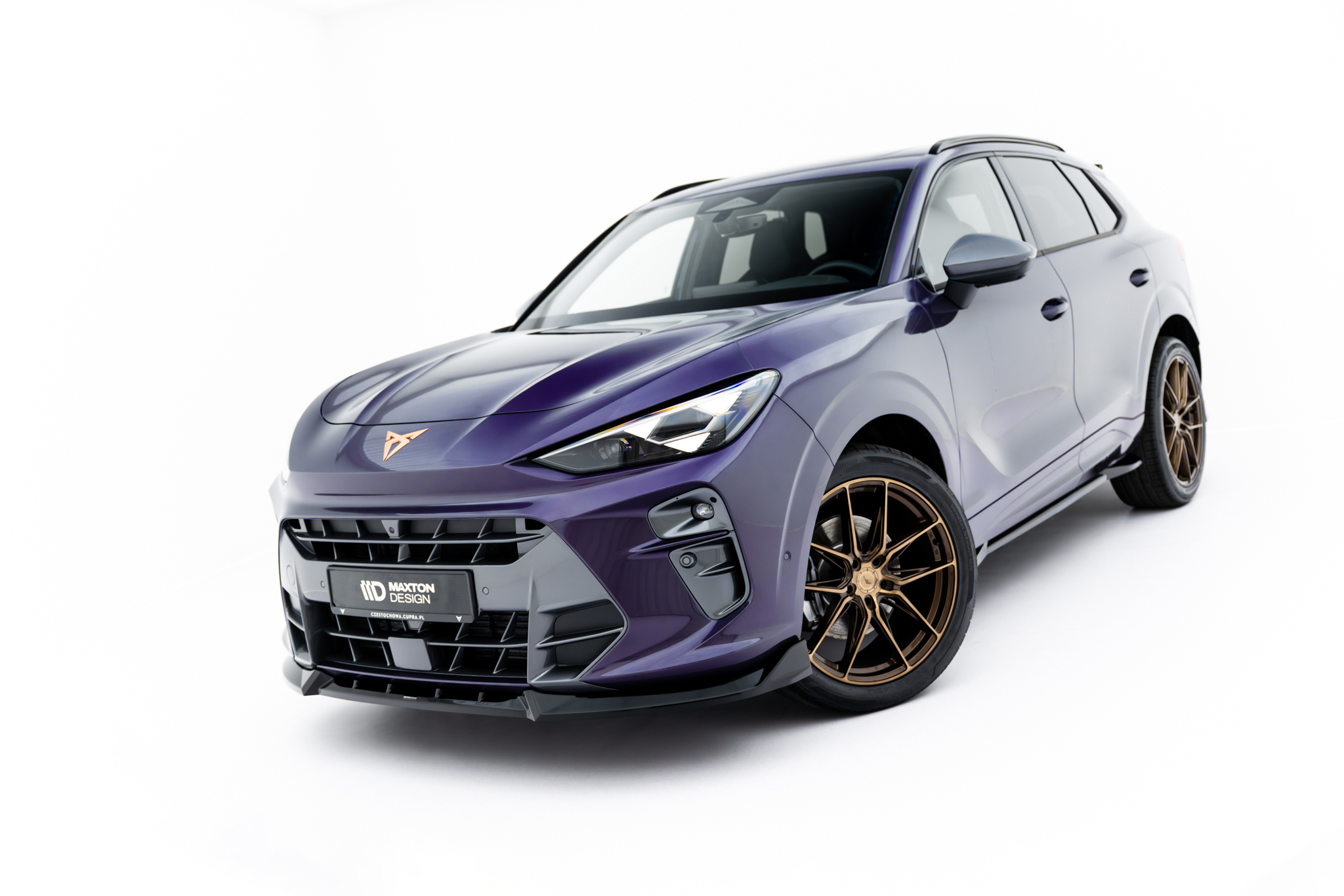 Frontlippe V.1 passend für CUPRA Terramar Mk1 schwarz Hochglanz