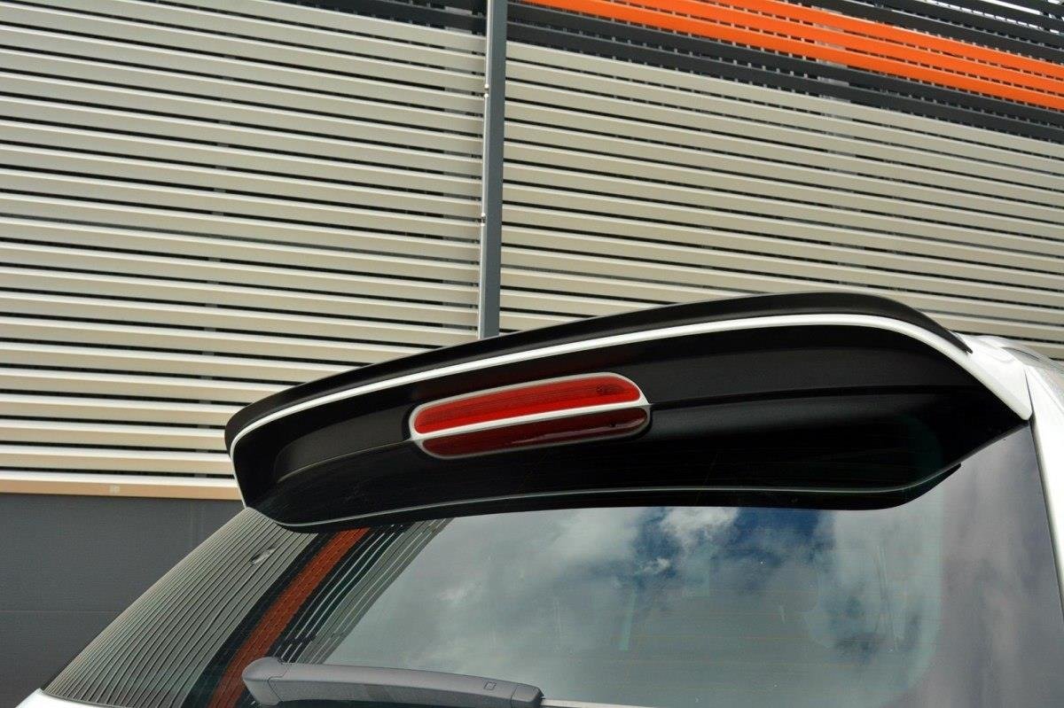 Heck Spoiler Aufsatz Abrisskante passend für Vw Tiguan Mk2 R-Line schwarz Hochglanz