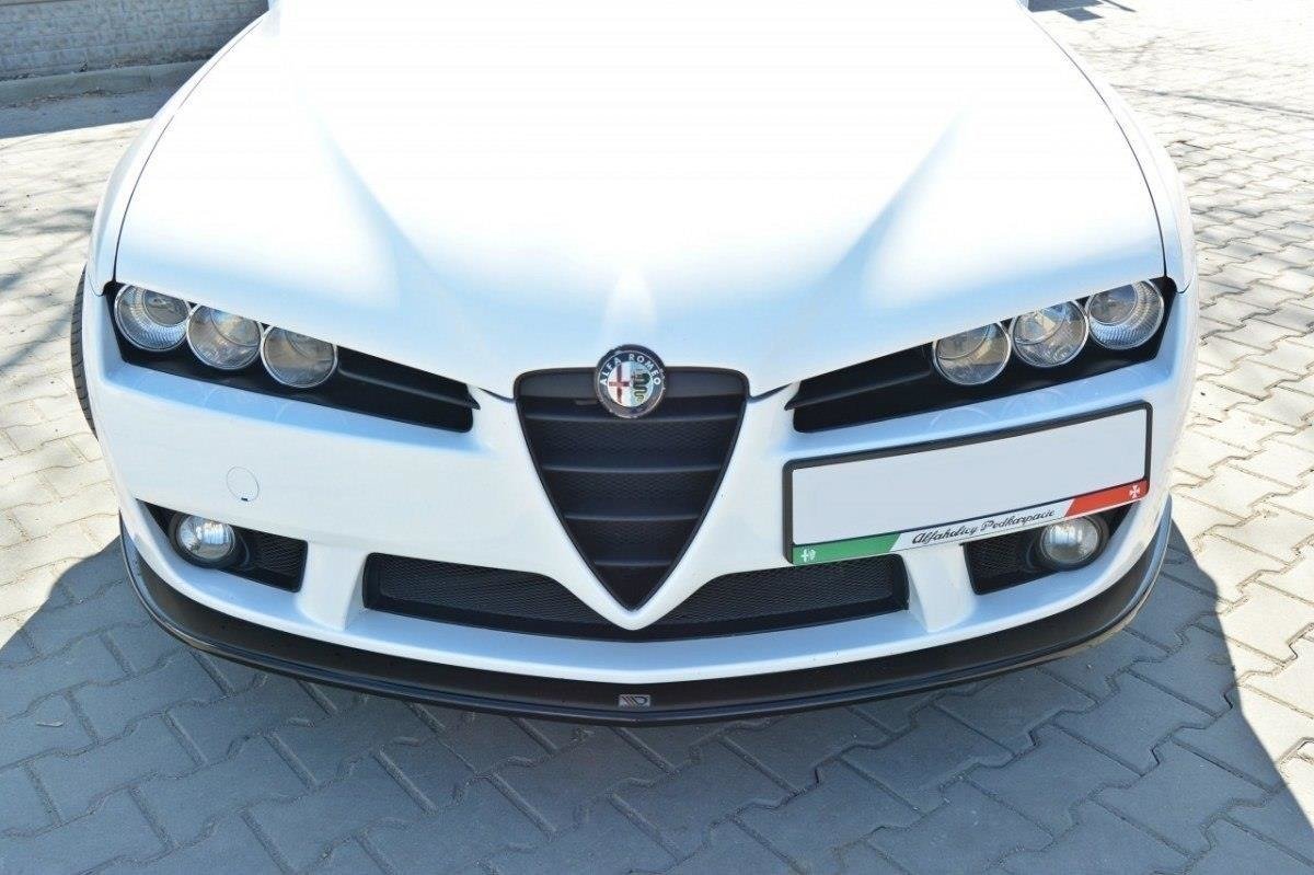 Street+ Spoilerlippe Front Ansatz passend für Alfa Romeo Brera schwarz Hochglanz
