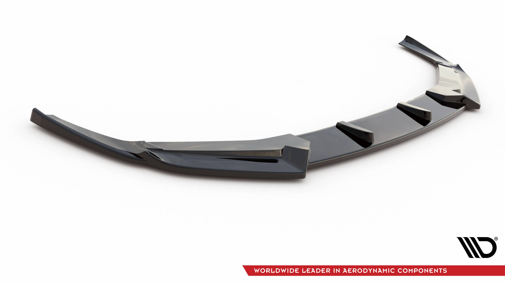 Front Ansatz V.1 für Audi RS6 C8 / C8 Facelift schwarz Hochglanz