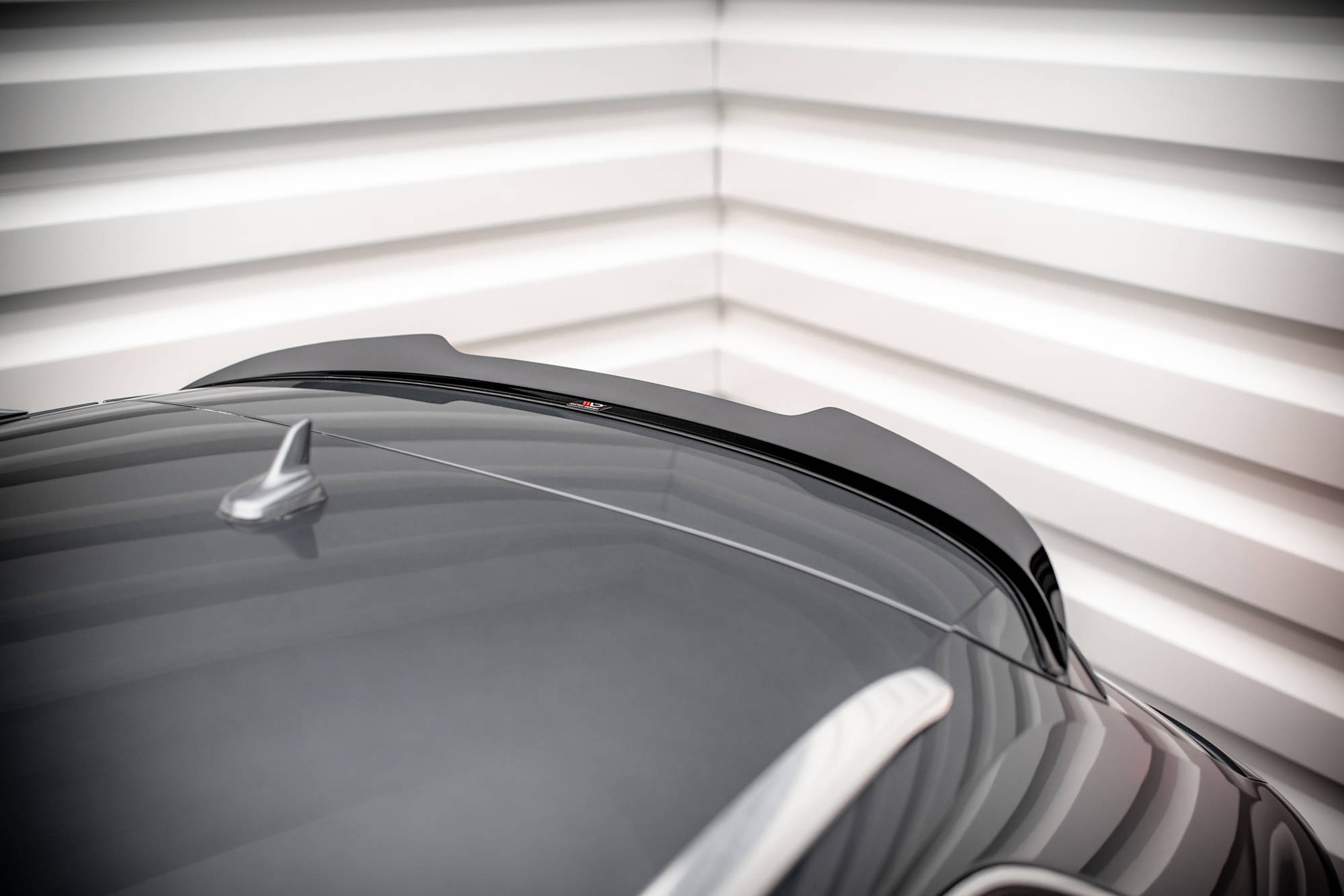 Heck Spoiler Aufsatz Abrisskante passend für Audi A3 Sportback 8V schwarz Hochglanz