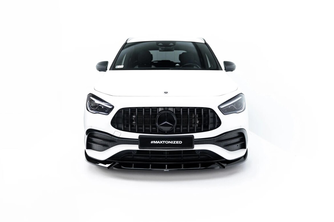Frontlippe passend für Mercedes-AMG GLA 35 H247 schwarz Hochglanz