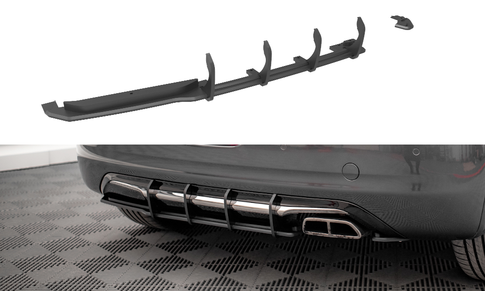 Street Pro Heckschürze Heck Ansatz Diffusor passend für Peugeot 208 GTi Mk1