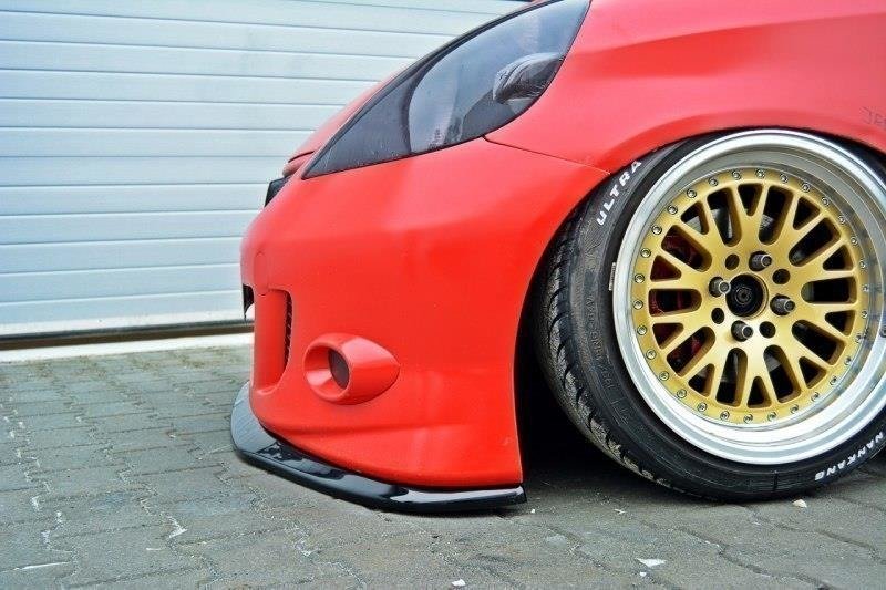 Street+ Spoilerlippe Front Ansatz passend für Honda Jazz Mk1 schwarz Hochglanz