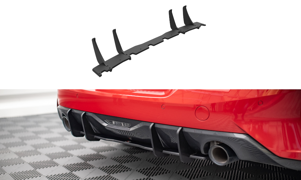 Street Pro Heckschürze Heck Ansatz Diffusor passend für BMW Z4 M-Paket G29 rot