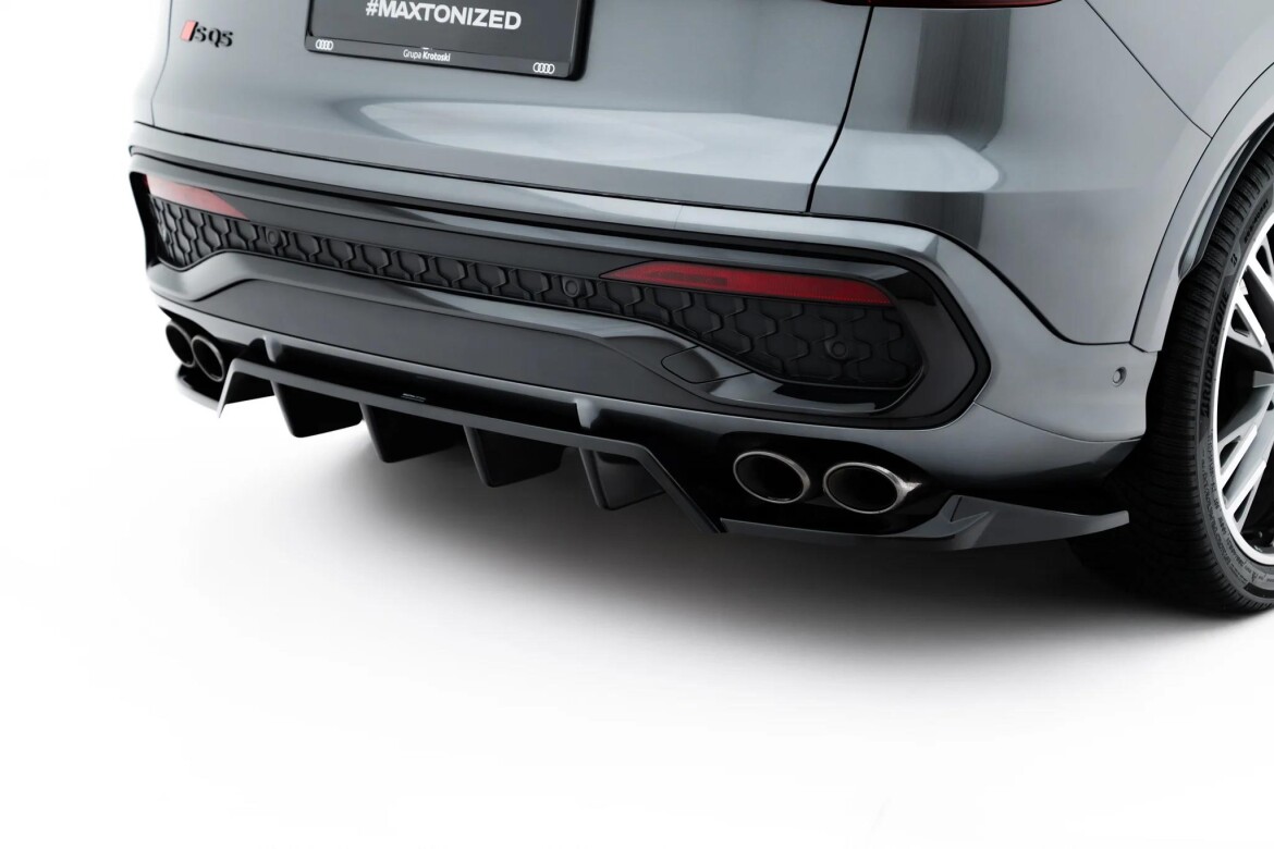 Diffusor RACE passend für Audi SQ5 Sportback / SUV Mk3 schwarz Hochglanz