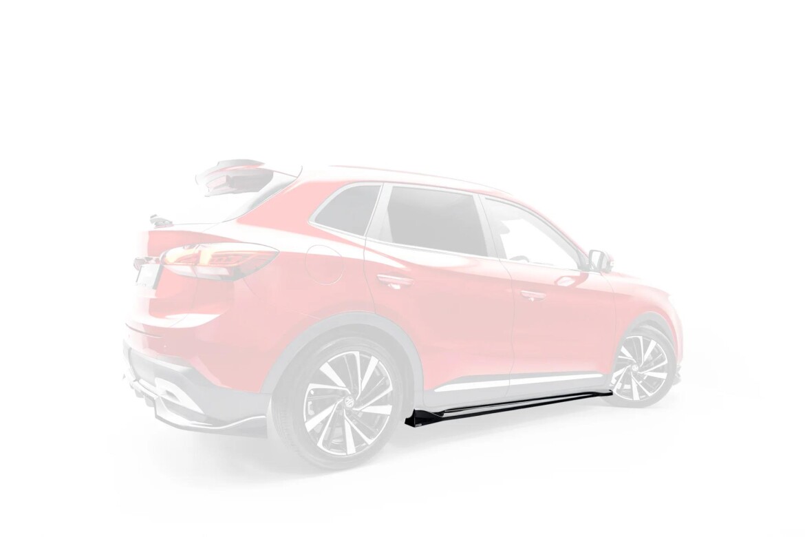 Seitenschweller Ansatz (Paar) passend für MG ZS Mk2 schwarz Hochglanz