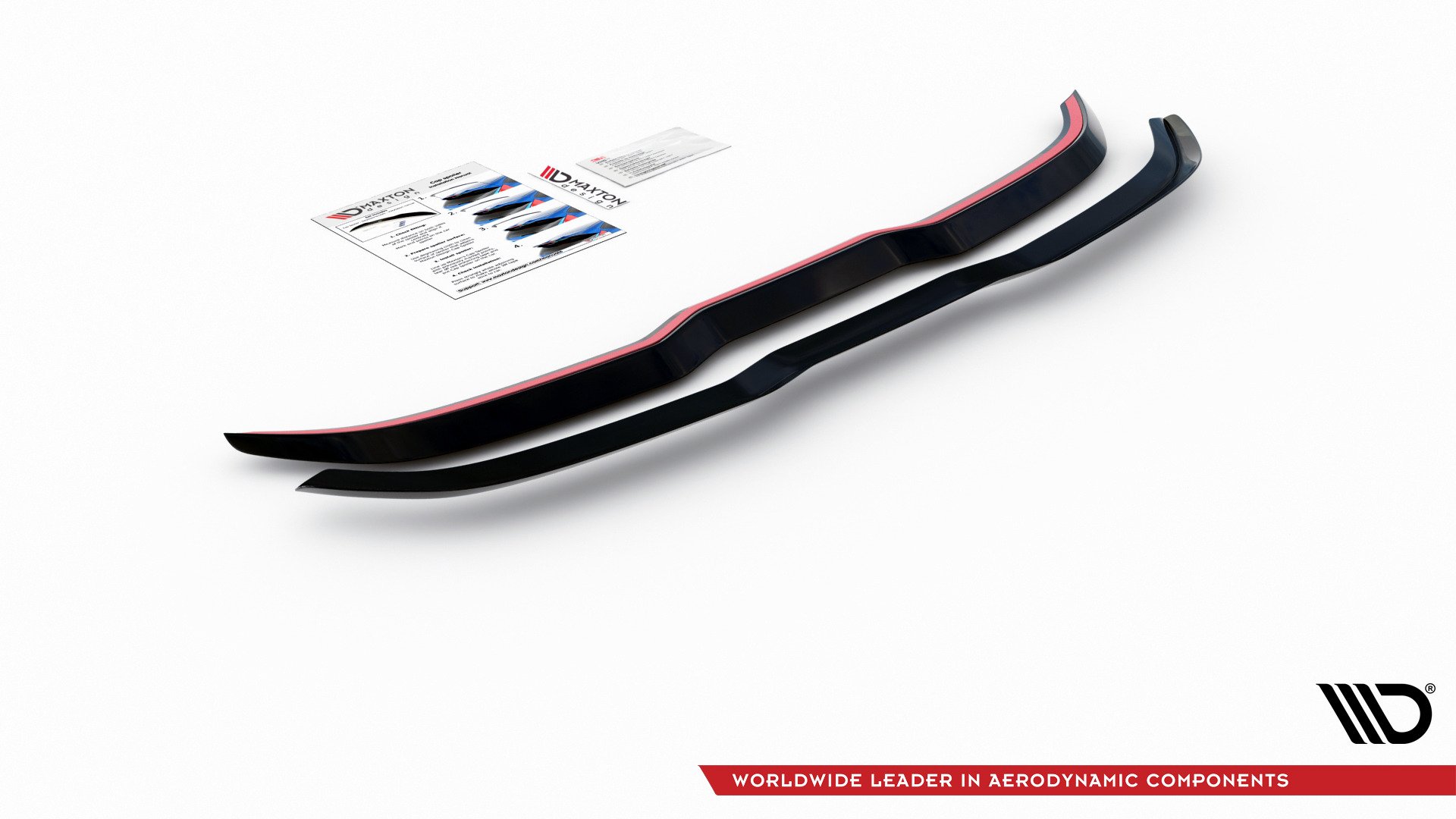 Spoiler CAP V.1 für Ford Focus Hatchback ST Mk4 schwarz Hochglanz