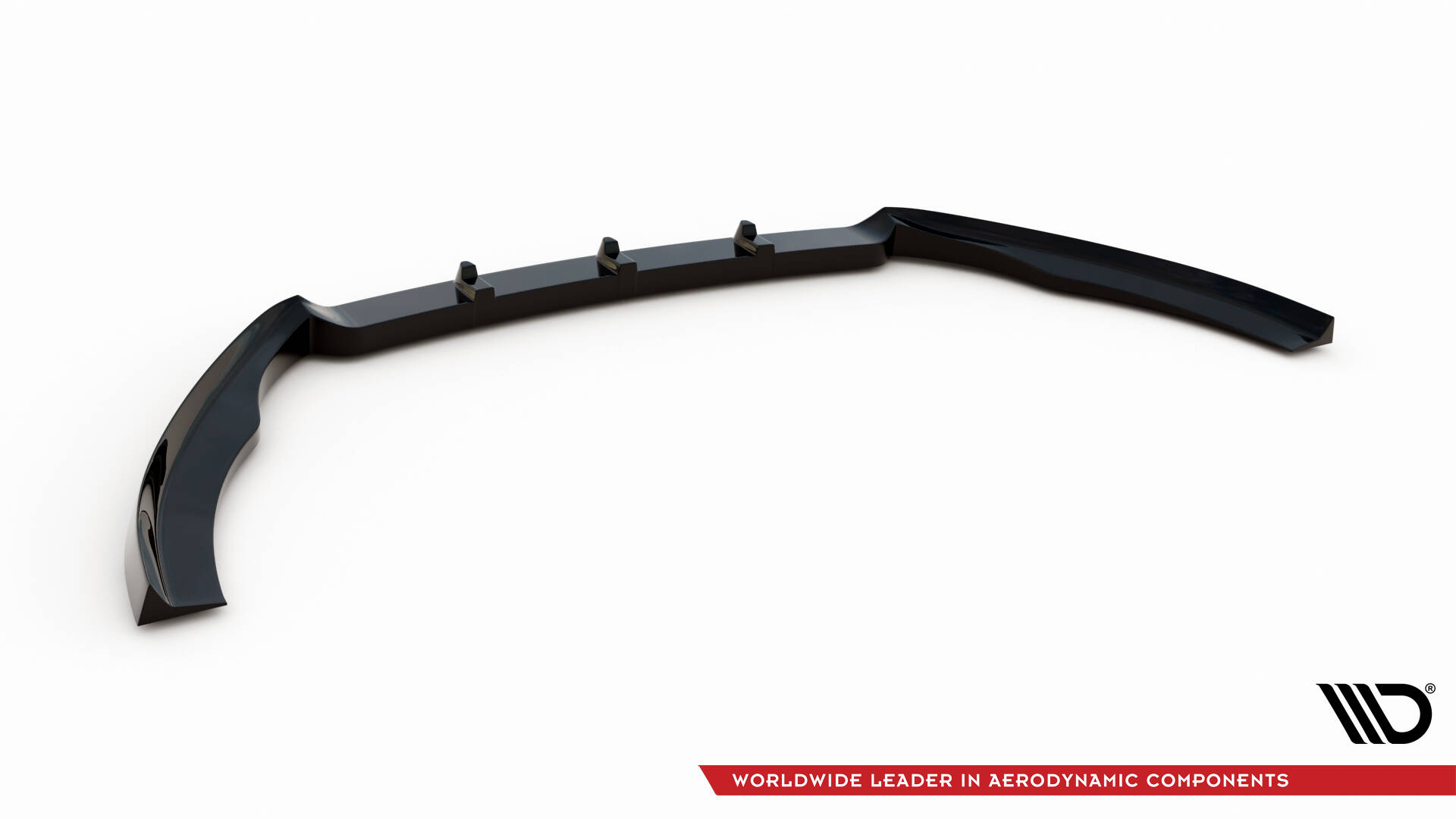 Front Ansatz V.1 für VW Passat B7 schwarz Hochglanz