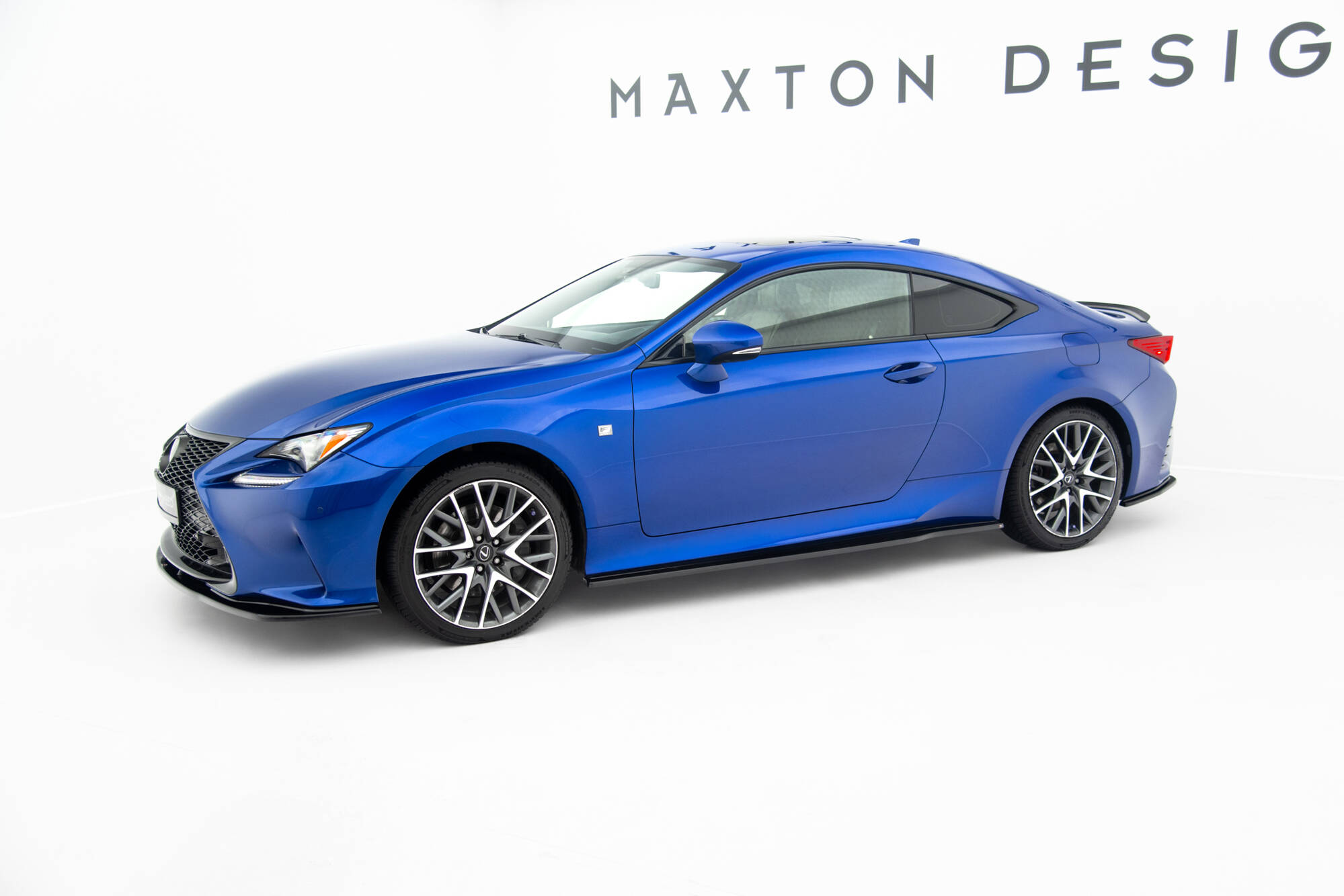 Seitenschweller Ansatz für Lexus RC Mk1 schwarz Hochglanz