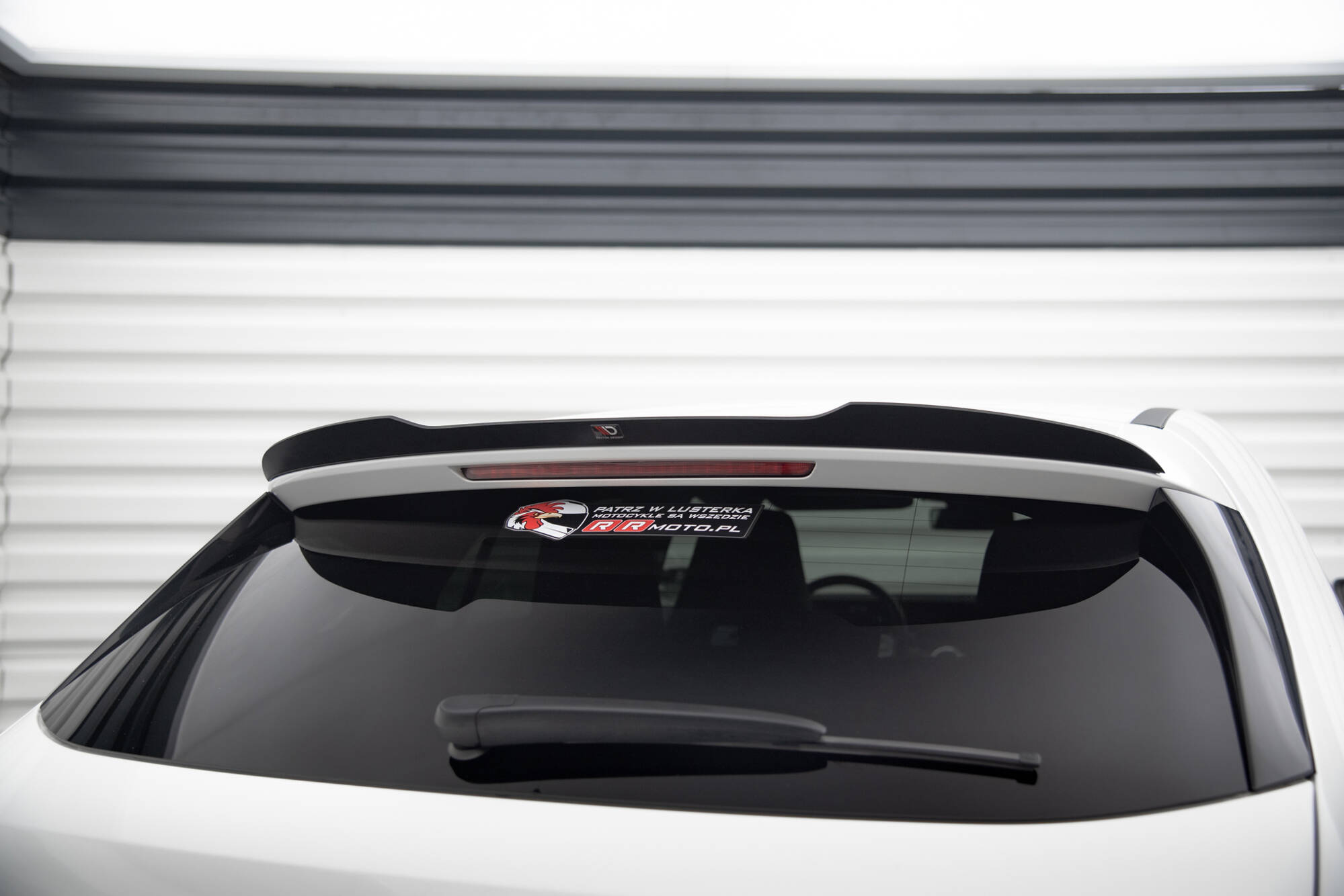 Spoiler CAP für Mercedes-Benz CLA Shooting Brake AMG-Line X118 schwarz Hochglanz