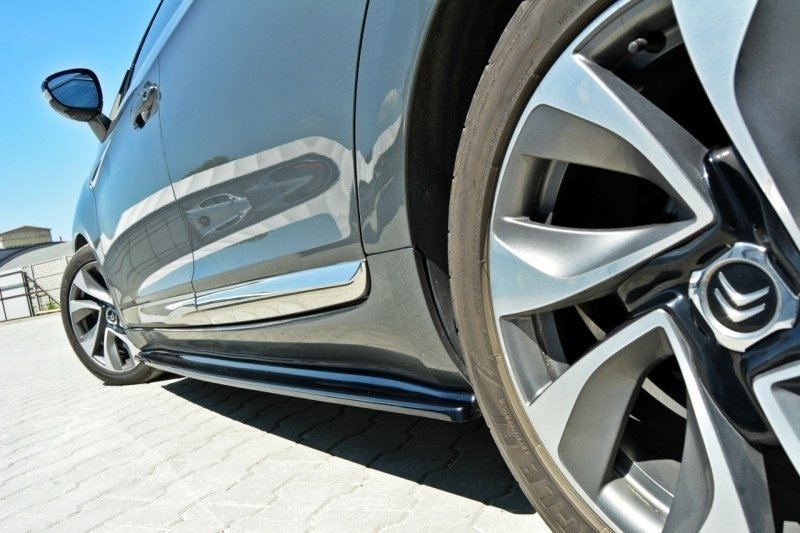 Street+ Seitenschweller Leisten passend für CITROEN DS5 FL PREFACE Carbon Look