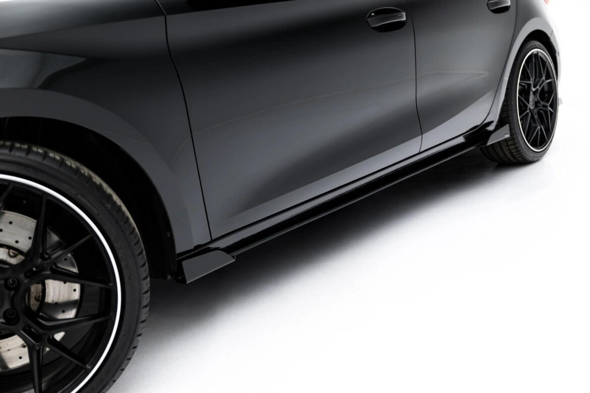 Seitenschweller Flaps passend für Cupra Leon ST / Hatchback Mk1 Facelift schwarz Hochglanz