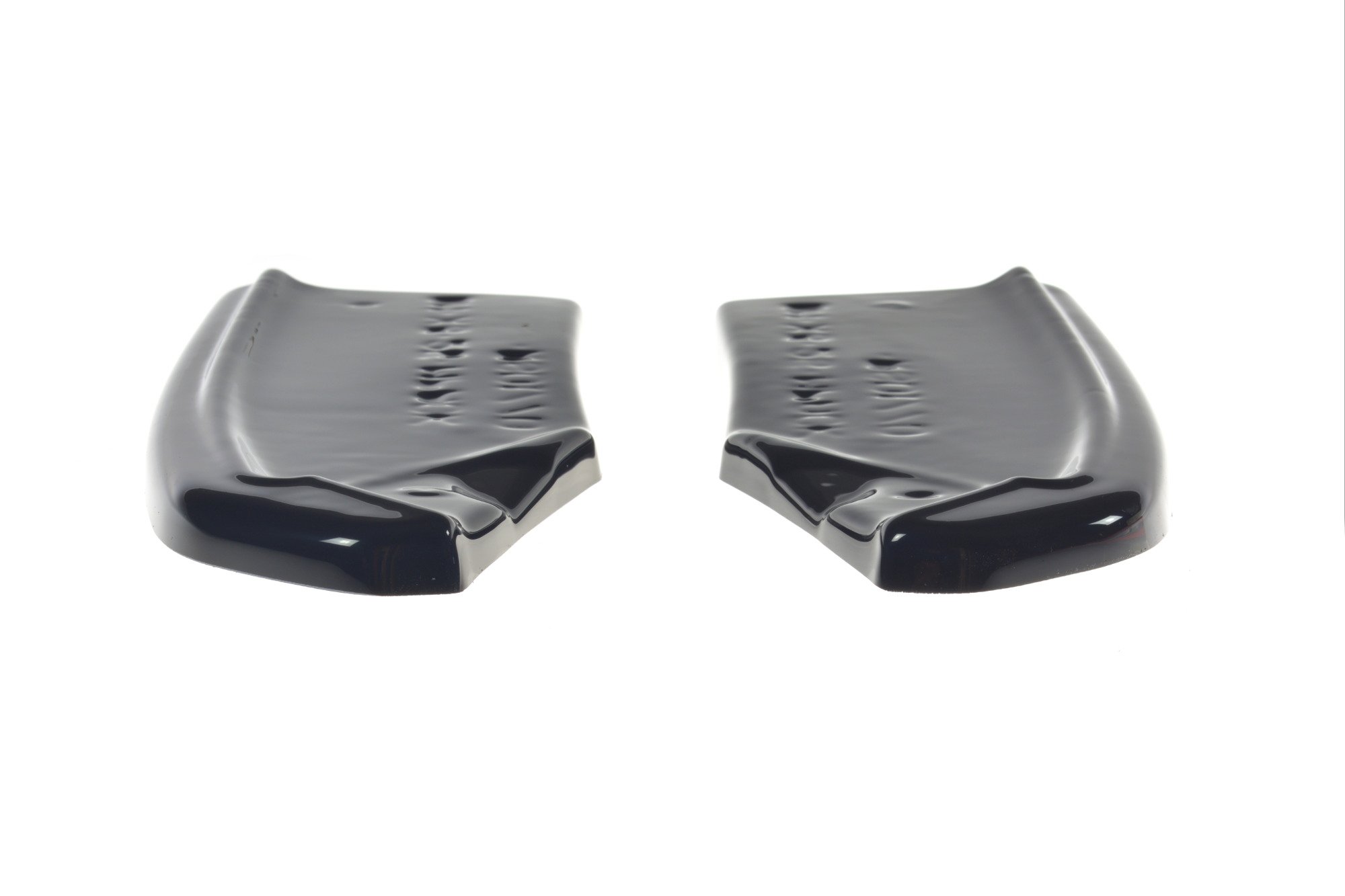 Heck Ansatz Flaps Diffusor für BMW X3 M-Paket F25 Facelift schwarz Hochglanz