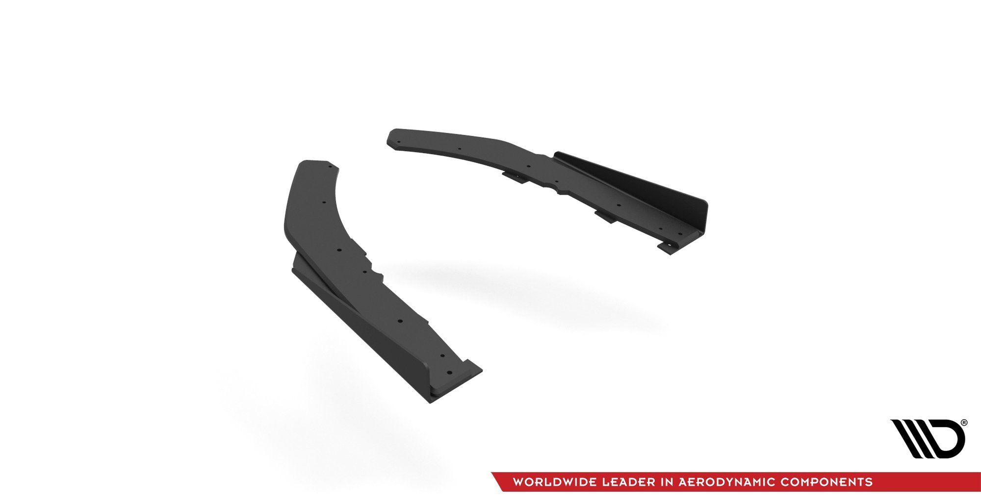 Street Pro Heck Ansatz Flaps passend für BMW 4er M-Paket G22 rot+ Hochglanz Flaps