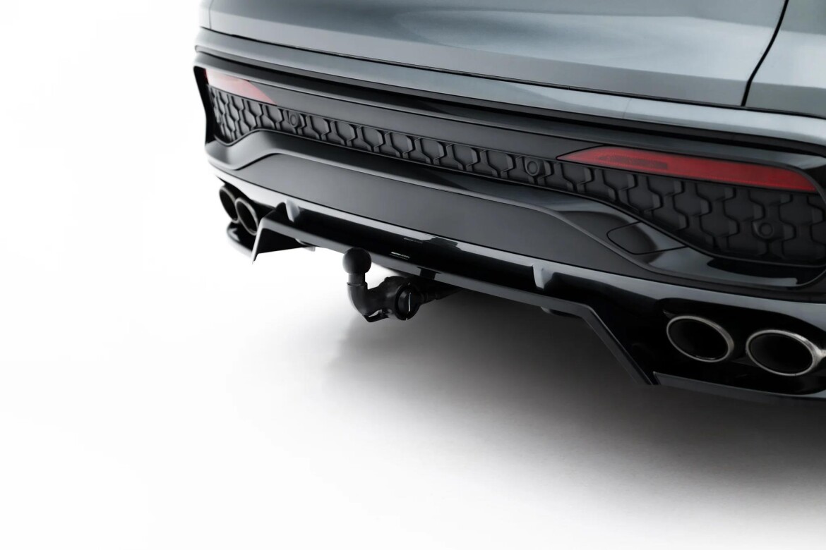 Diffusor RACE passend für Audi SQ5 Sportback / SUV Mk3 schwarz Hochglanz
