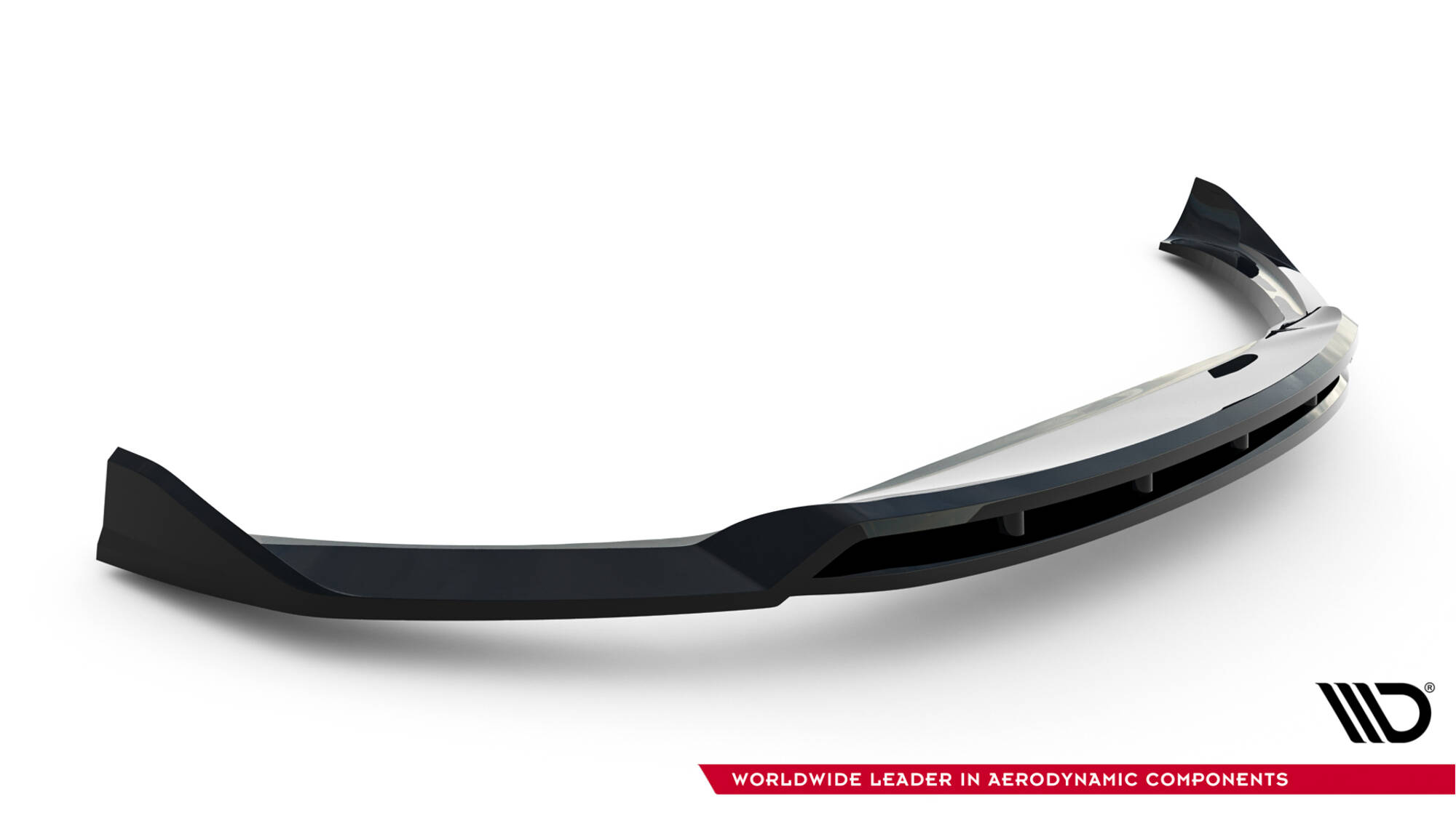 Frontlippe passend für Maserati Levante GT Mk1 FL schwarz Hochglanz