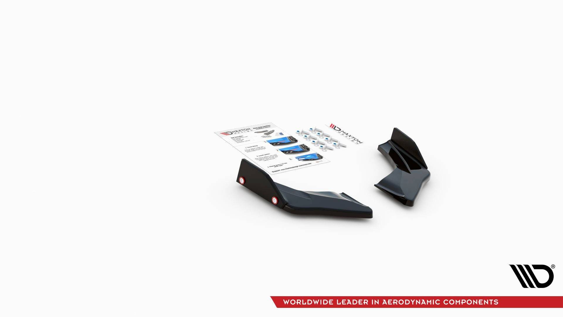 Street+ Heck Ansatz Diffusor + Flaps V.1 passend für VW Golf 8 GTI Clubsport