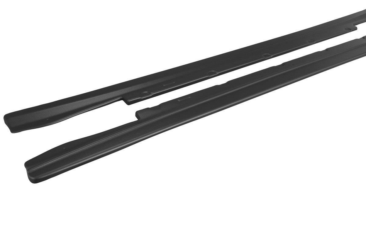 Seitenschweller Ansatz für V.1 für Mercedes-Benz CLS C218 schwarz Hochglanz