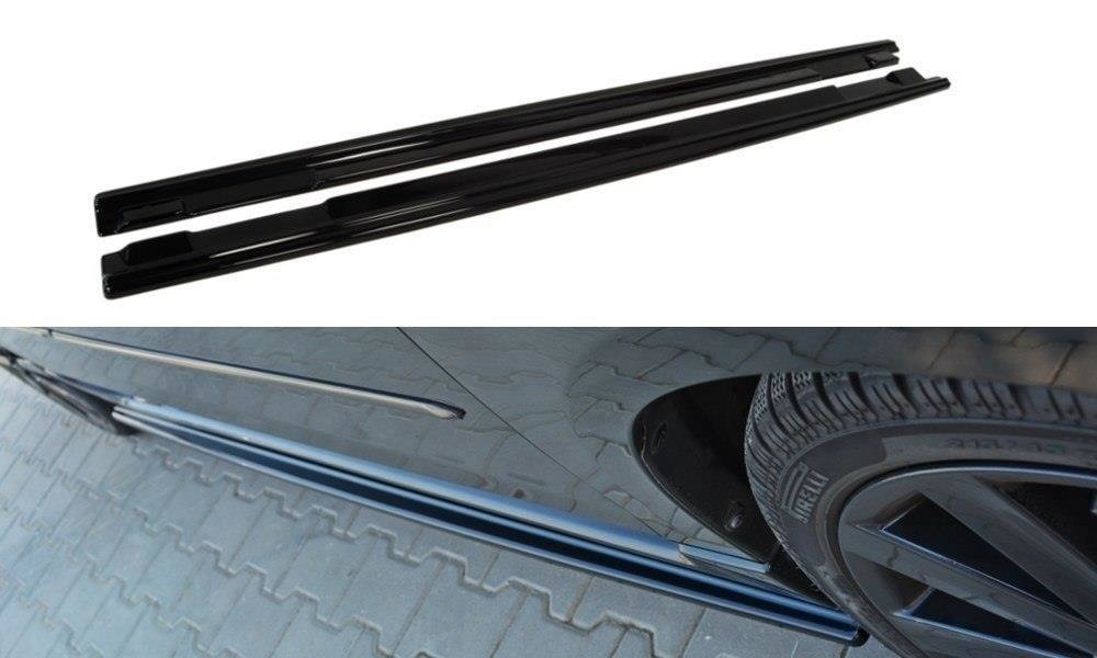 Street+ Seitenschweller Leisten passend für Mazda 3 MPS Mk1 schwarz Hochglanz