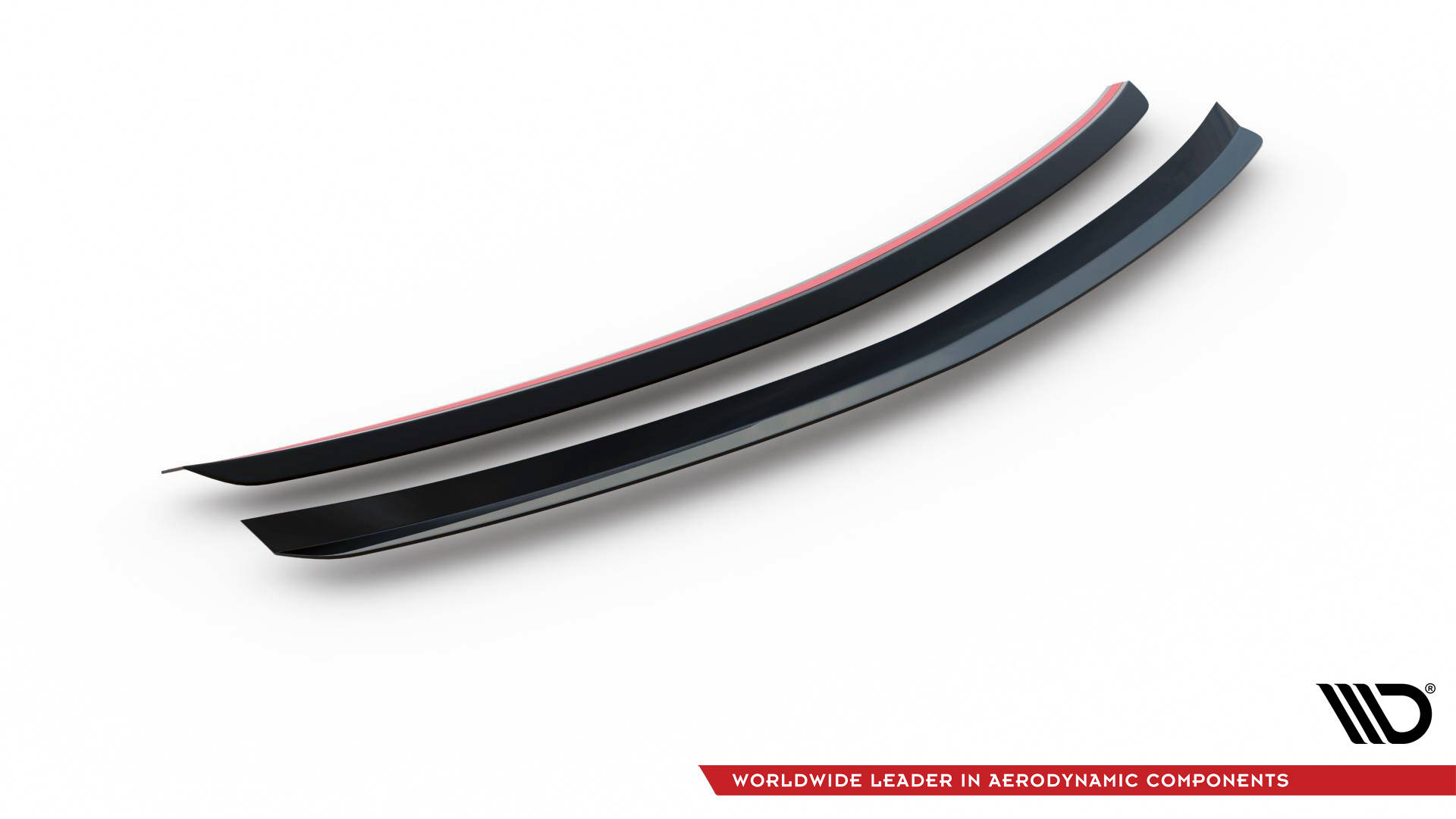 Heck Spoiler Aufsatz Abrisskante passend für Mercedes C Limousine W204 / C Coupe C204 schwarz Hochglanz