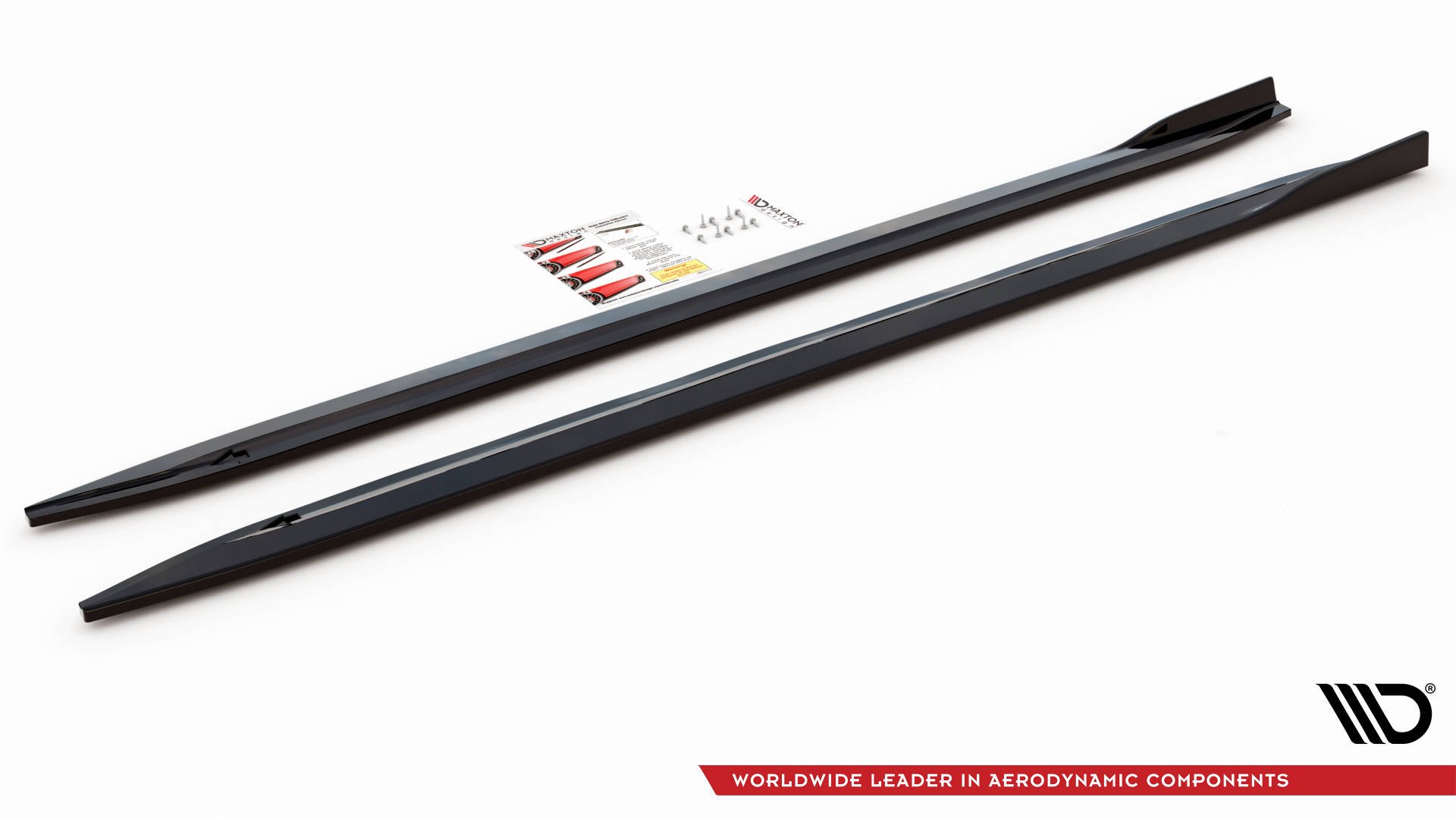 Street+ Seitenschweller Leisten V.1 passend für BMW M4 G82 / G82 FL schwarz Hochglanz