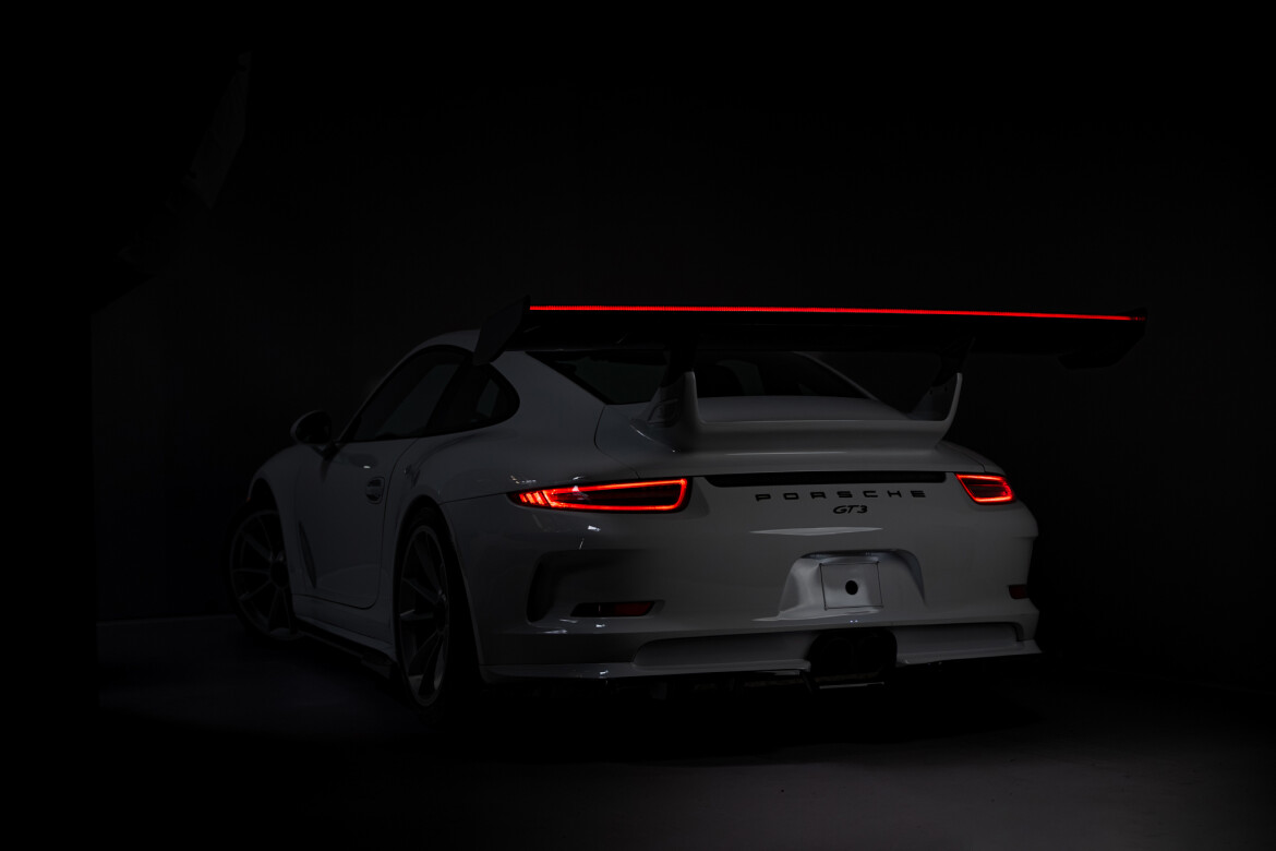 Carbon Spoiler V.2 + LED passend für Porsche 911 GT3 991