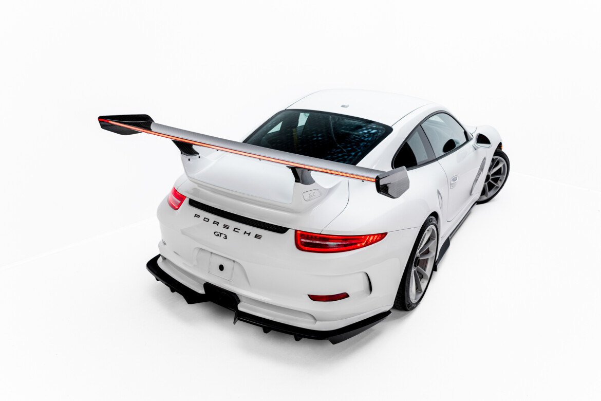 Carbon Spoiler V.2 + LED passend für Porsche 911 GT3 991