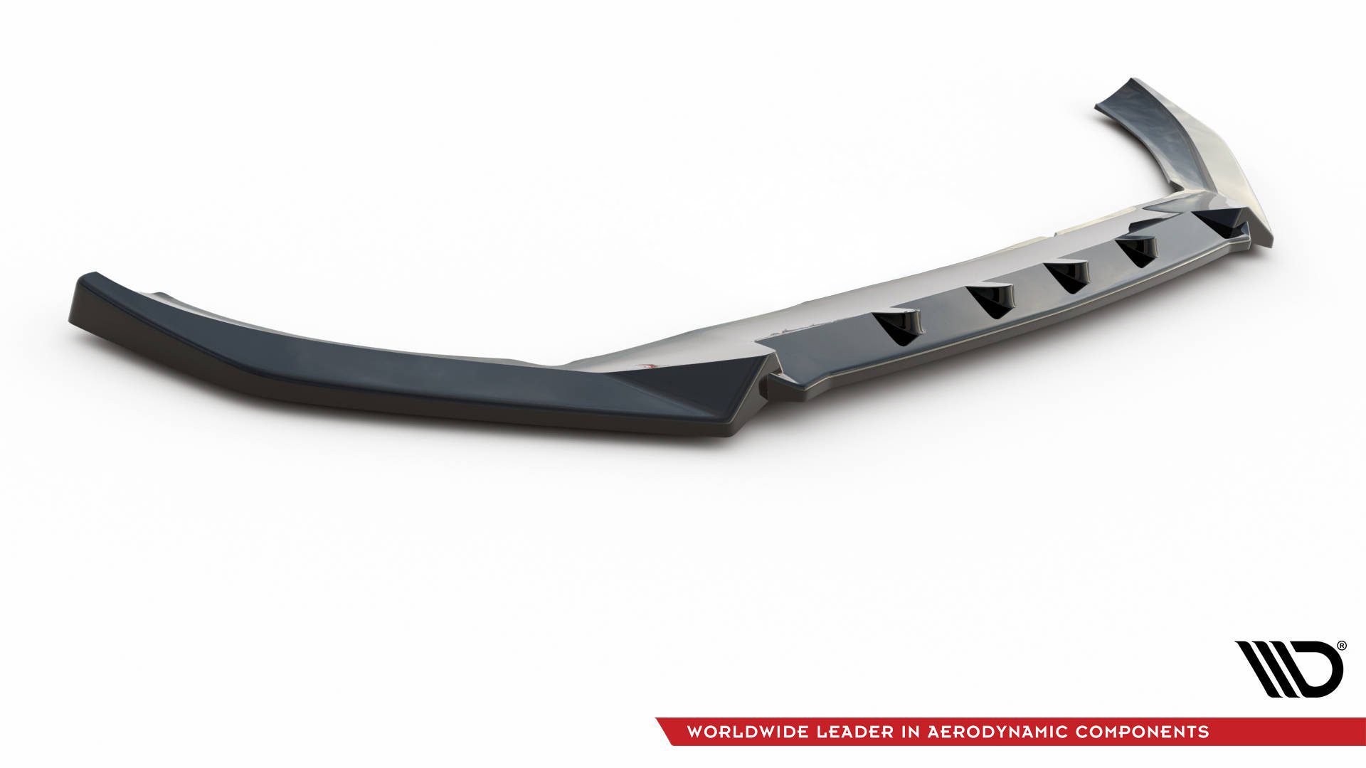 Street+ Spoilerlippe Front Ansatz V.2 passend für Volvo XC60 Mk2 R-Design schwarz Hochglanz